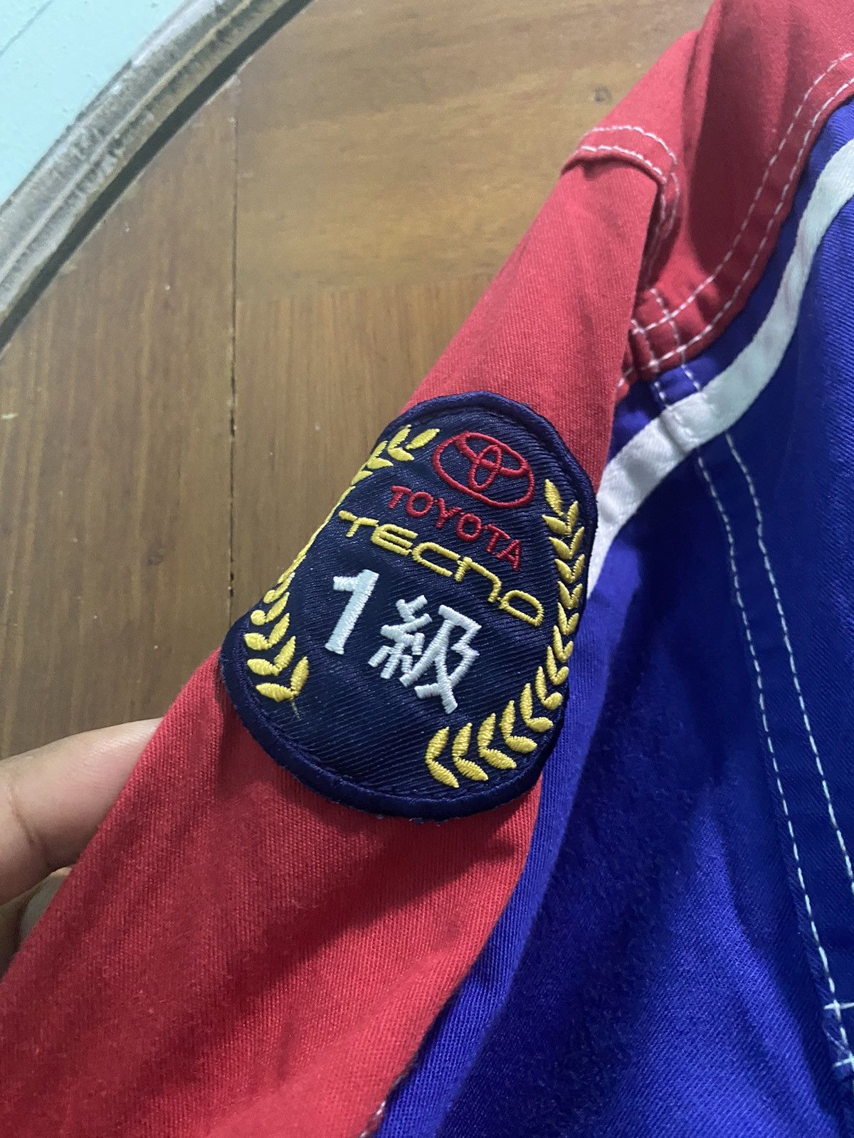 Japanese Brand × Vintage VTG DISTRESSED TOYOTA TECNO TOYOPET RARE ROYAL BLUE COVERALL Size US 36 / EU 52 - 4 Thumbnail