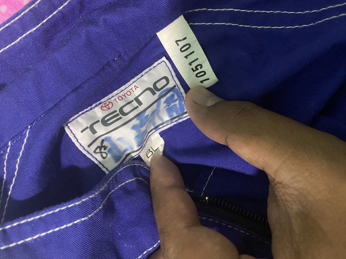 Japanese Brand × Vintage VTG DISTRESSED TOYOTA TECNO TOYOPET RARE ROYAL BLUE COVERALL Size US 36 / EU 52 - 8 Thumbnail