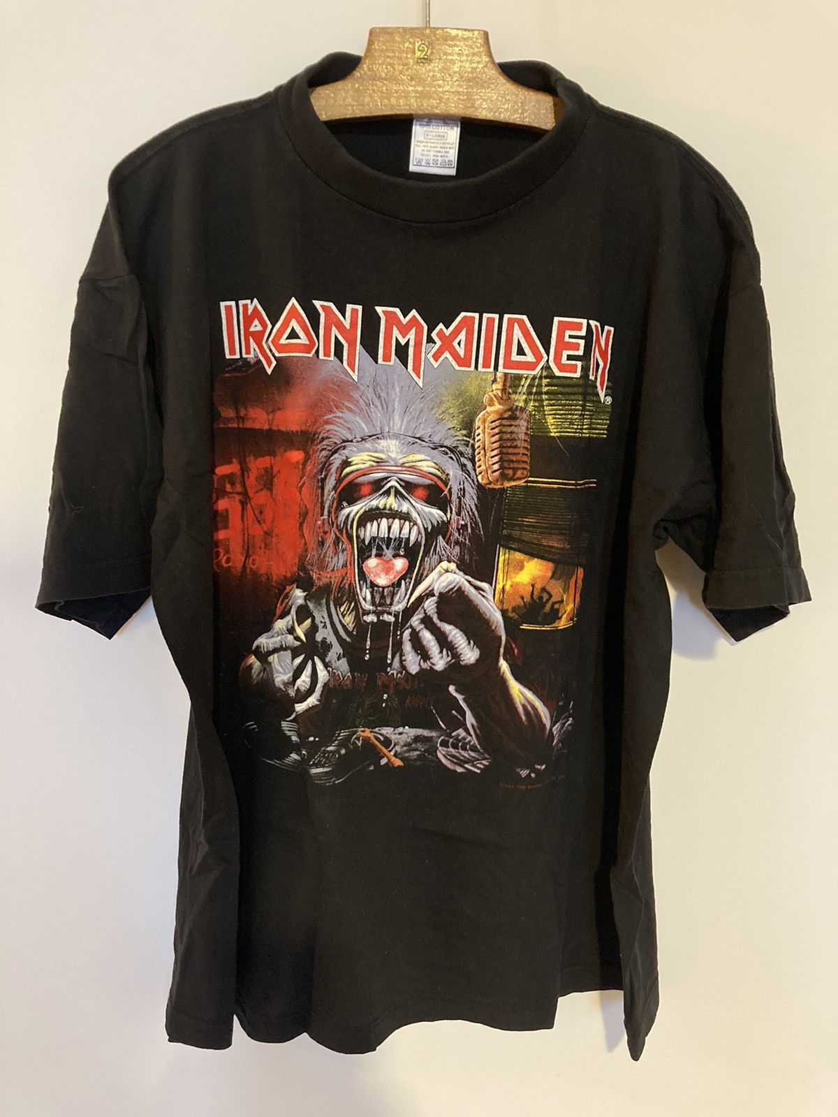 Vintage 90s Iron maiden a real dead one shirt