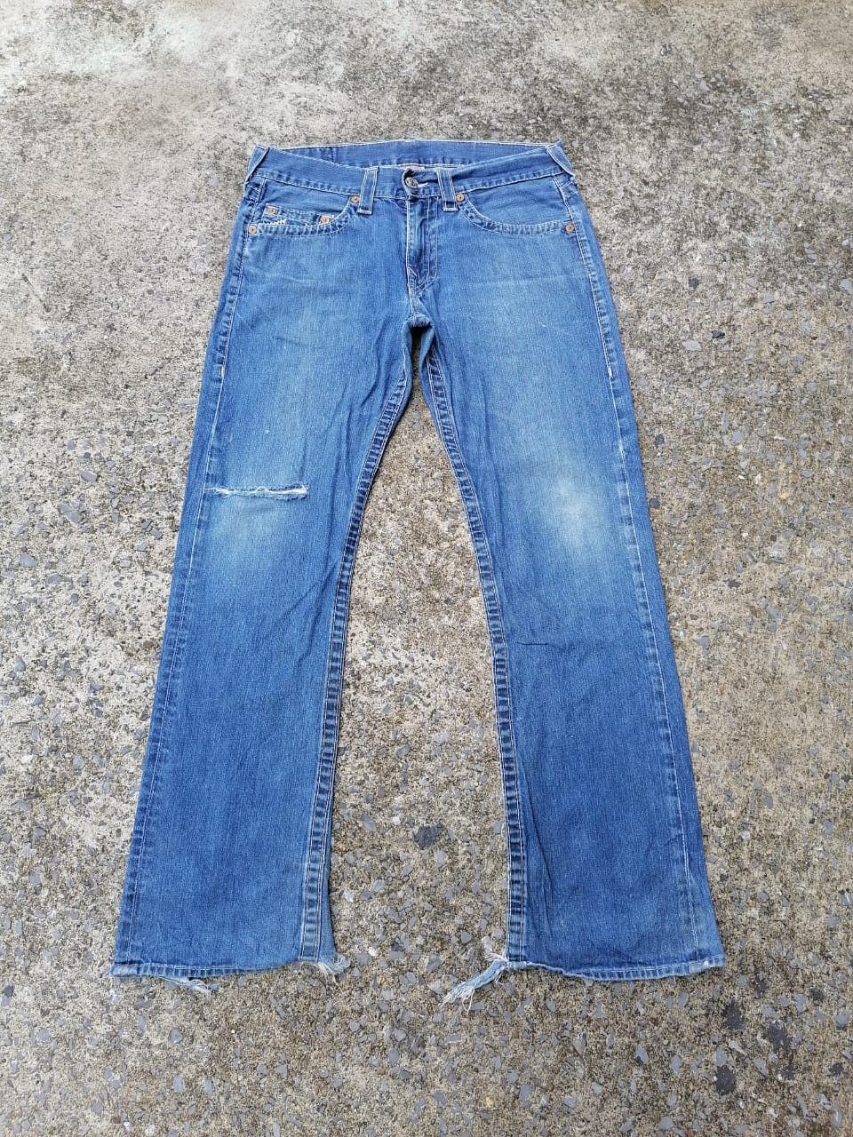 True Religion True Religion Straight Denim Jeans Size US 34 / EU 50 - 1 Thumbnail