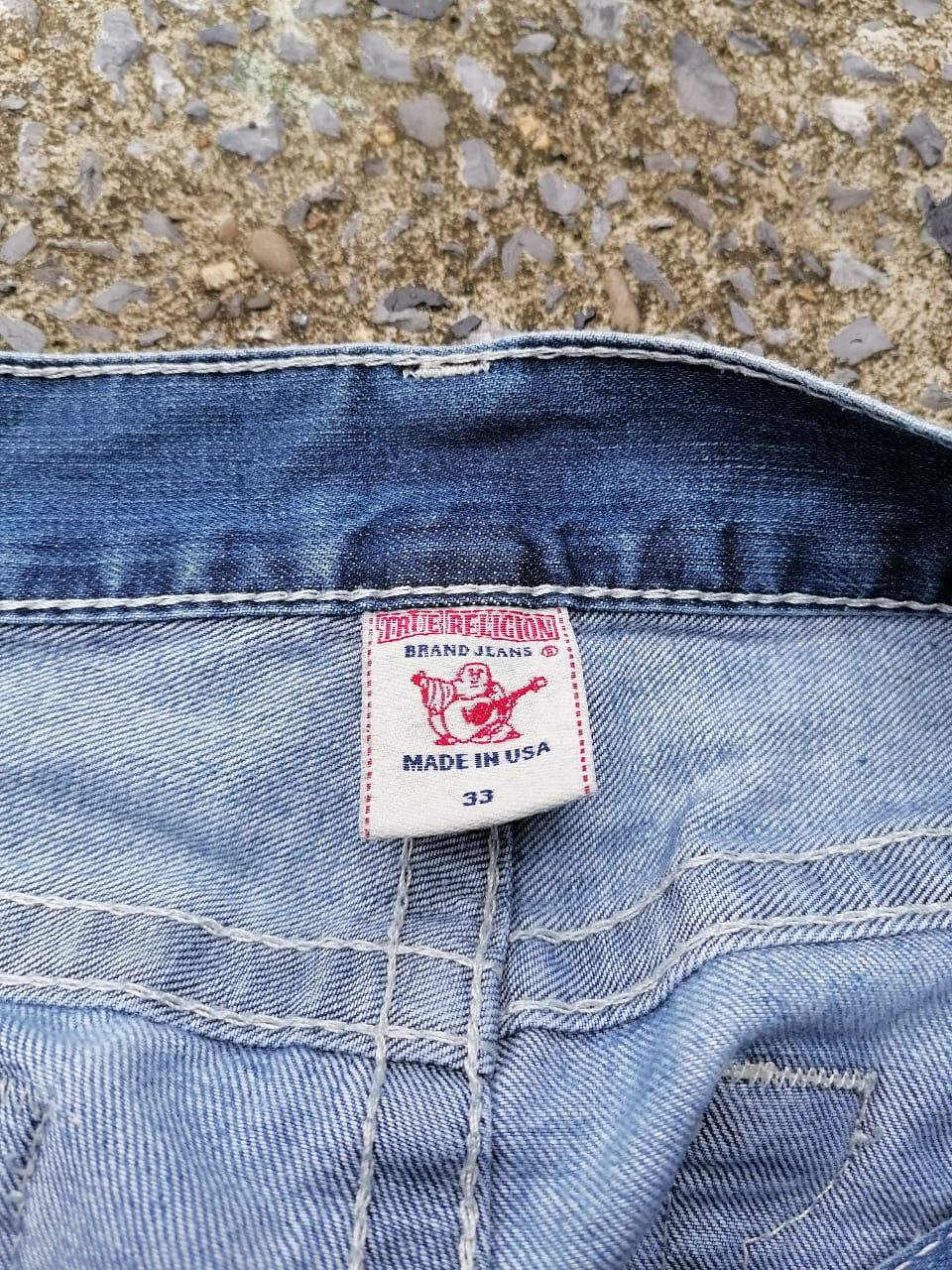 True Religion True Religion Straight Denim Jeans Size US 34 / EU 50 - 6 Thumbnail