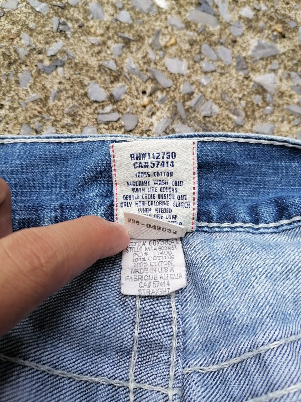 True Religion True Religion Straight Denim Jeans Size US 34 / EU 50 - 7 Thumbnail