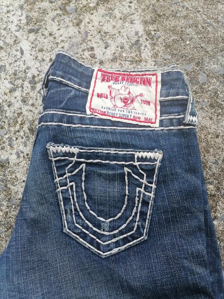 True Religion True Religion Bobby Super T Denim Jeans Size 25" / US 0 / IT 36 - 5 Thumbnail