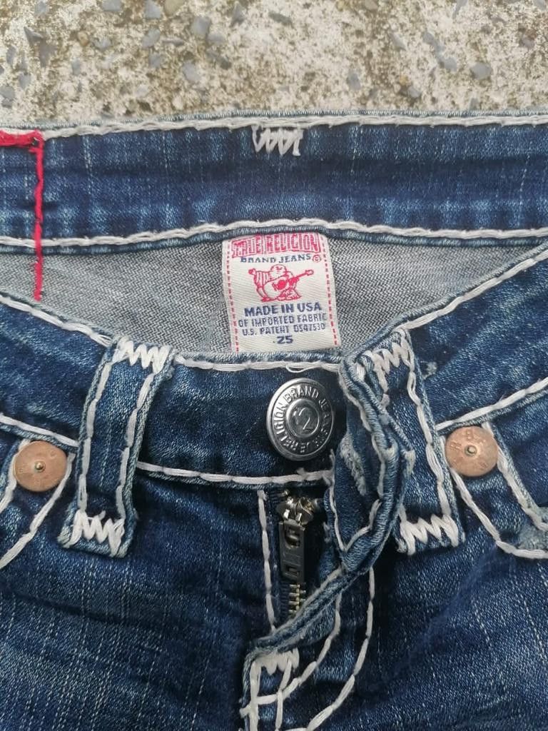 True Religion True Religion Bobby Super T Denim Jeans Size 25" / US 0 / IT 36 - 3 Thumbnail