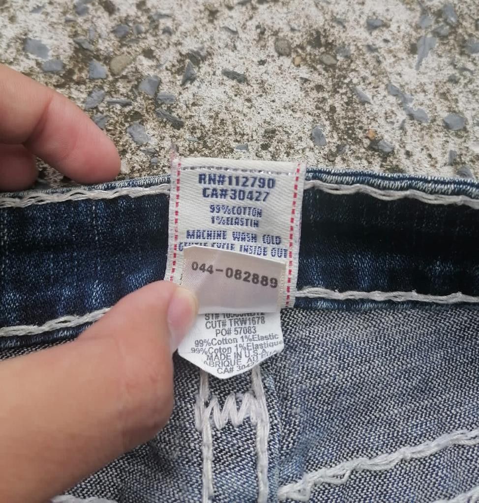 True Religion True Religion Bobby Super T Denim Jeans Size 25" / US 0 / IT 36 - 4 Thumbnail