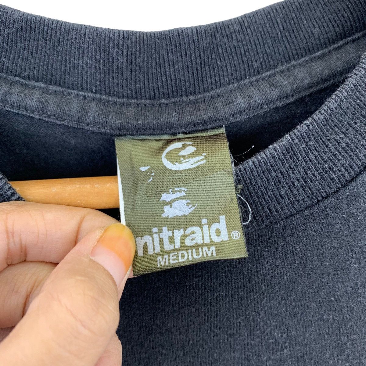 Nitraid Vintage NITRAID RAIDO Japanese Brand Print Black Size US M / EU 48-50 / 2 - 3 Thumbnail