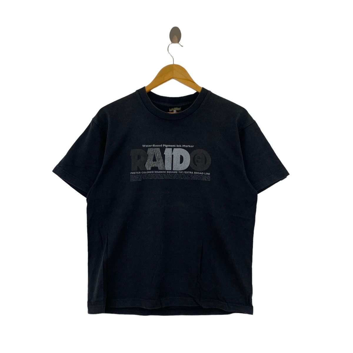 image of Vintage Nitraid Raido Print Black, Men's (Size Medium)