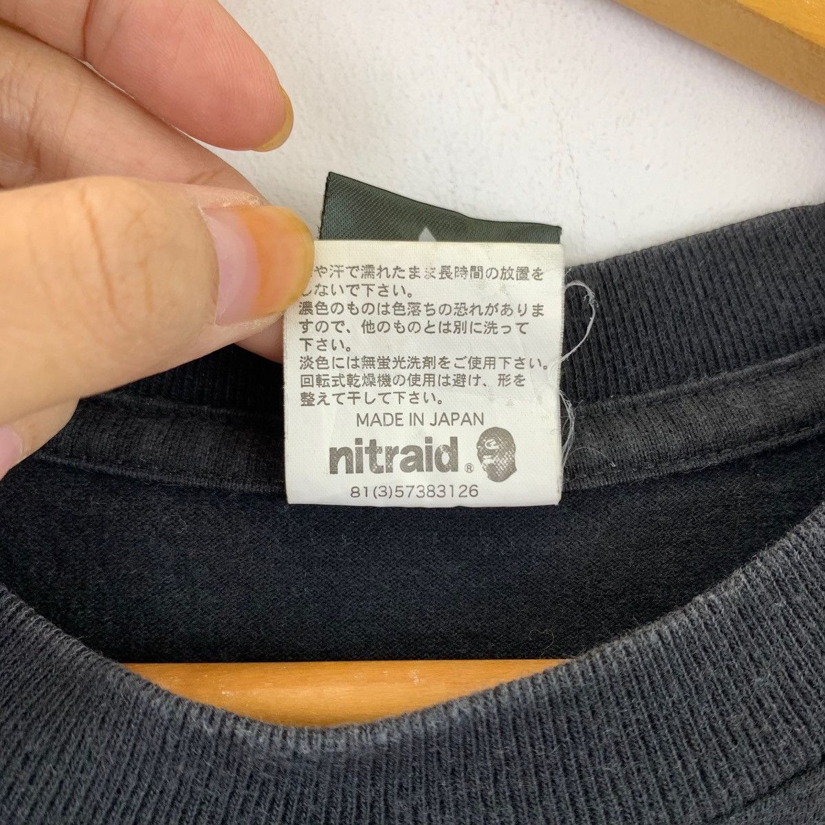 Nitraid Vintage NITRAID RAIDO Japanese Brand Print Black Size US M / EU 48-50 / 2 - 6 Thumbnail