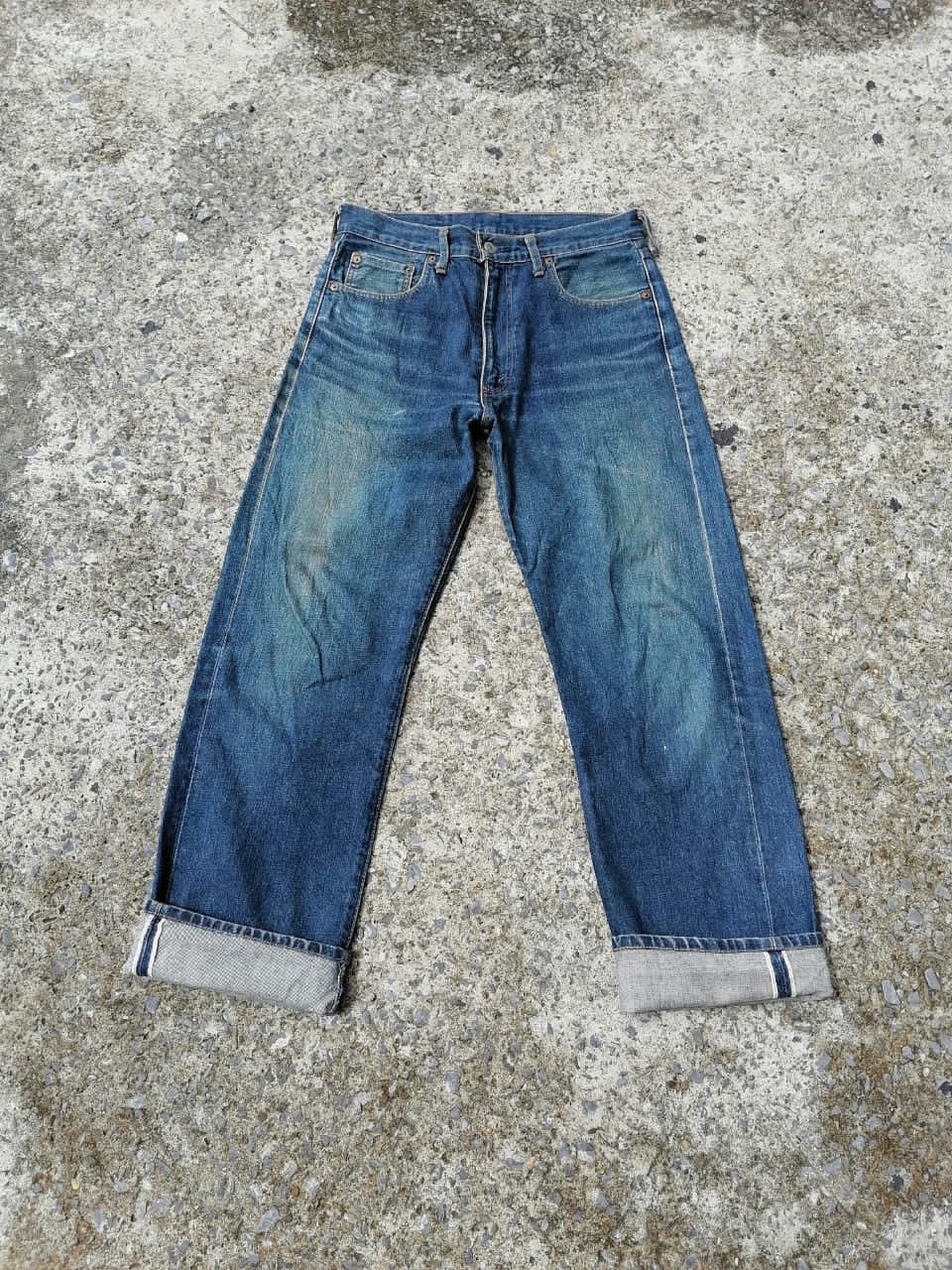 image of Levis x Levis Vintage Clothing Levi's Strauss 502 Xx Made In Japan Selvedge Denim Jeans (Size 31)