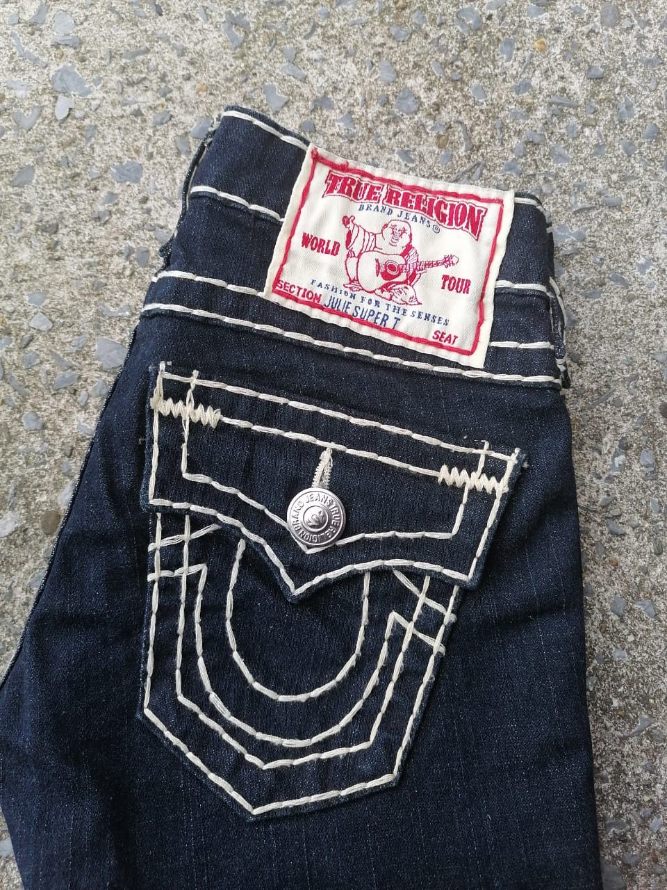 True Religion True Religion Julie Super T Denim Jeans Size 25" / US 0 / IT 36 - 6 Thumbnail