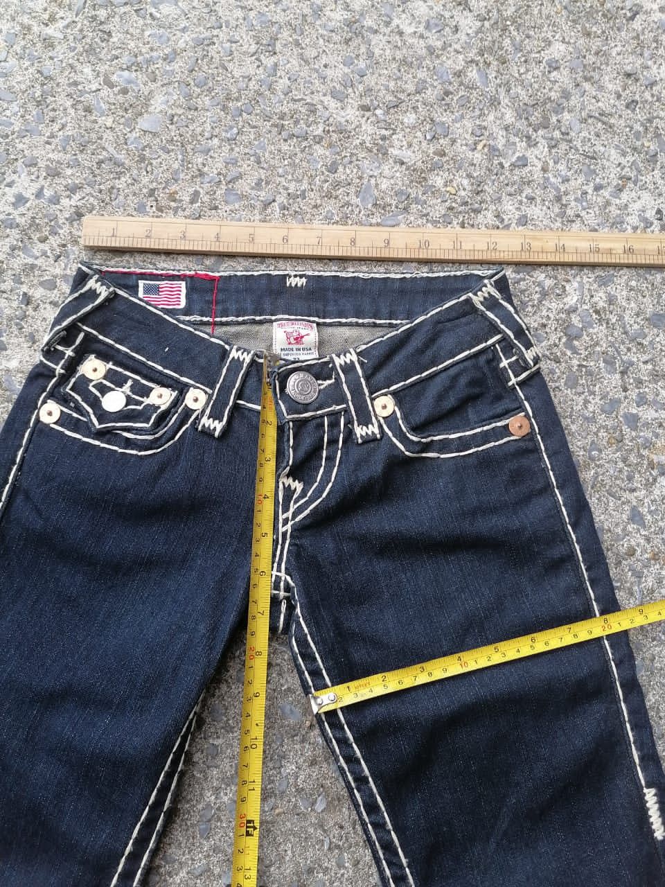 True Religion True Religion Julie Super T Denim Jeans Size 25" / US 0 / IT 36 - 3 Thumbnail