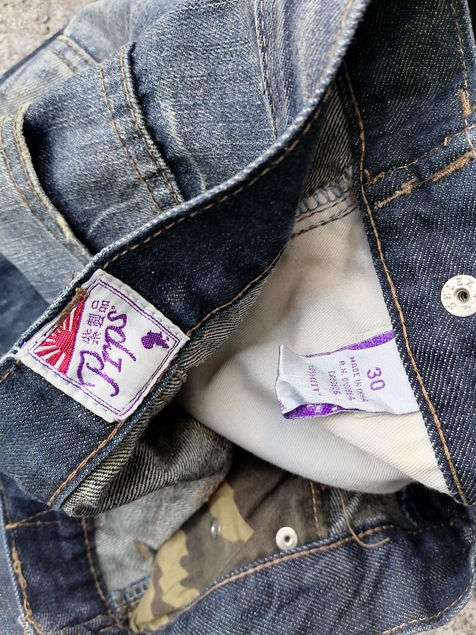 Japanese Brand Prps Nice Design Distressed Denim Jeans Size US 30 / EU 46 - 5 Thumbnail