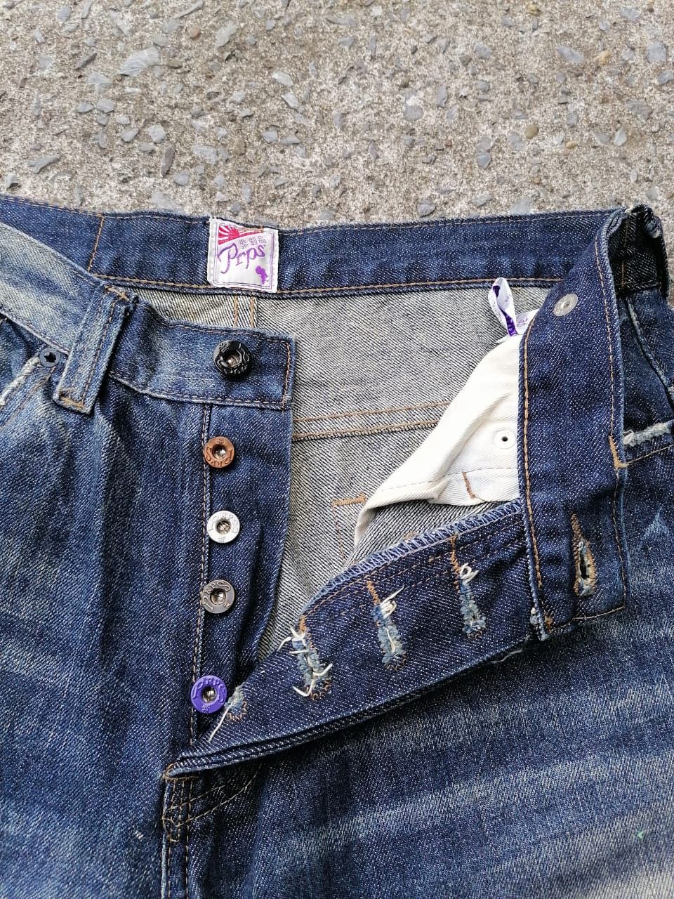 Japanese Brand Prps Nice Design Distressed Denim Jeans Size US 30 / EU 46 - 4 Thumbnail