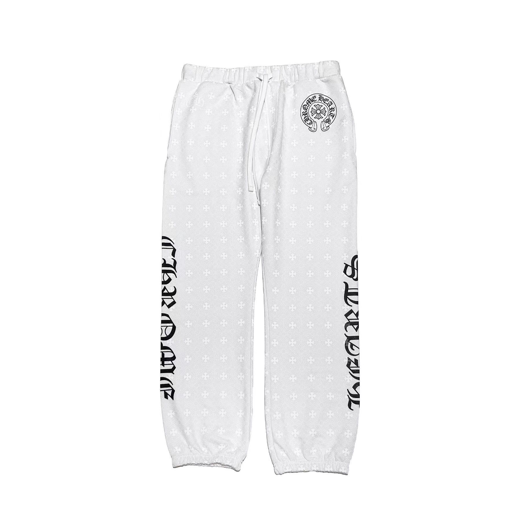 Chrome Hearts Chrome Hearts Pattern Cross Horseshoe Script Logo Pants Size US 28 / EU 44 - 1 Thumbnail