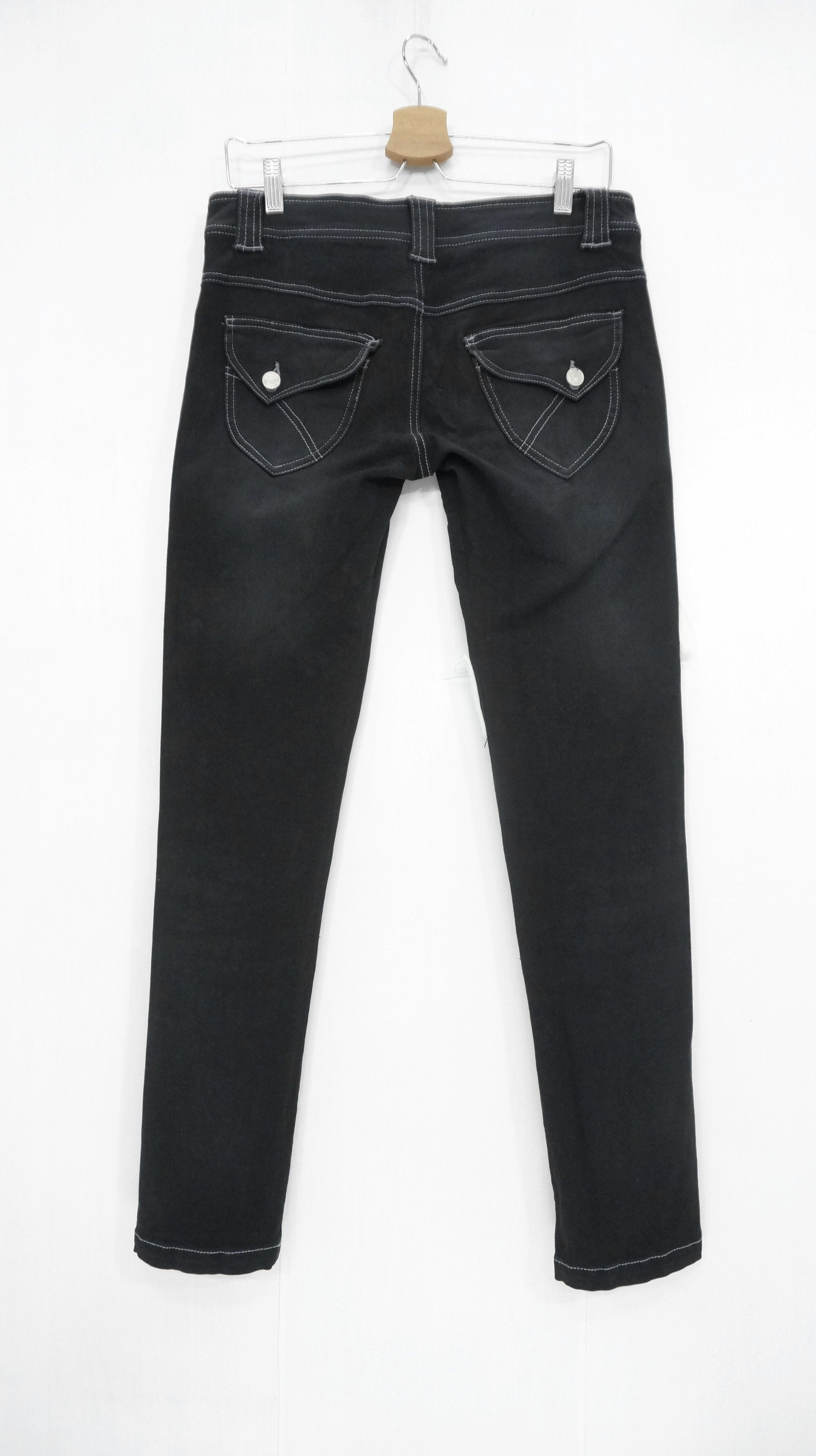 Other Rare 🔥 ALGONQUINS Punk Skinny Women Pants Size 30" / US 8 / IT 44 - 2 Thumbnail
