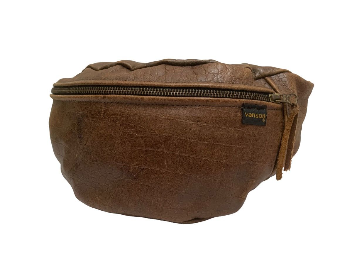 Japanese Brand × Vanson Leathers × Vintage RARE ‼️ Vanson Leathers Crossbody Bag Size ONE SIZE - 2 Thumbnail