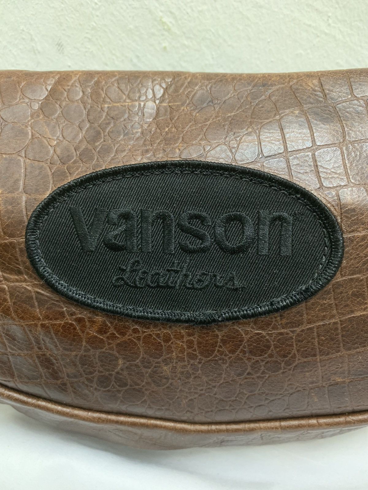Japanese Brand × Vanson Leathers × Vintage RARE ‼️ Vanson Leathers Crossbody Bag Size ONE SIZE - 7 Thumbnail
