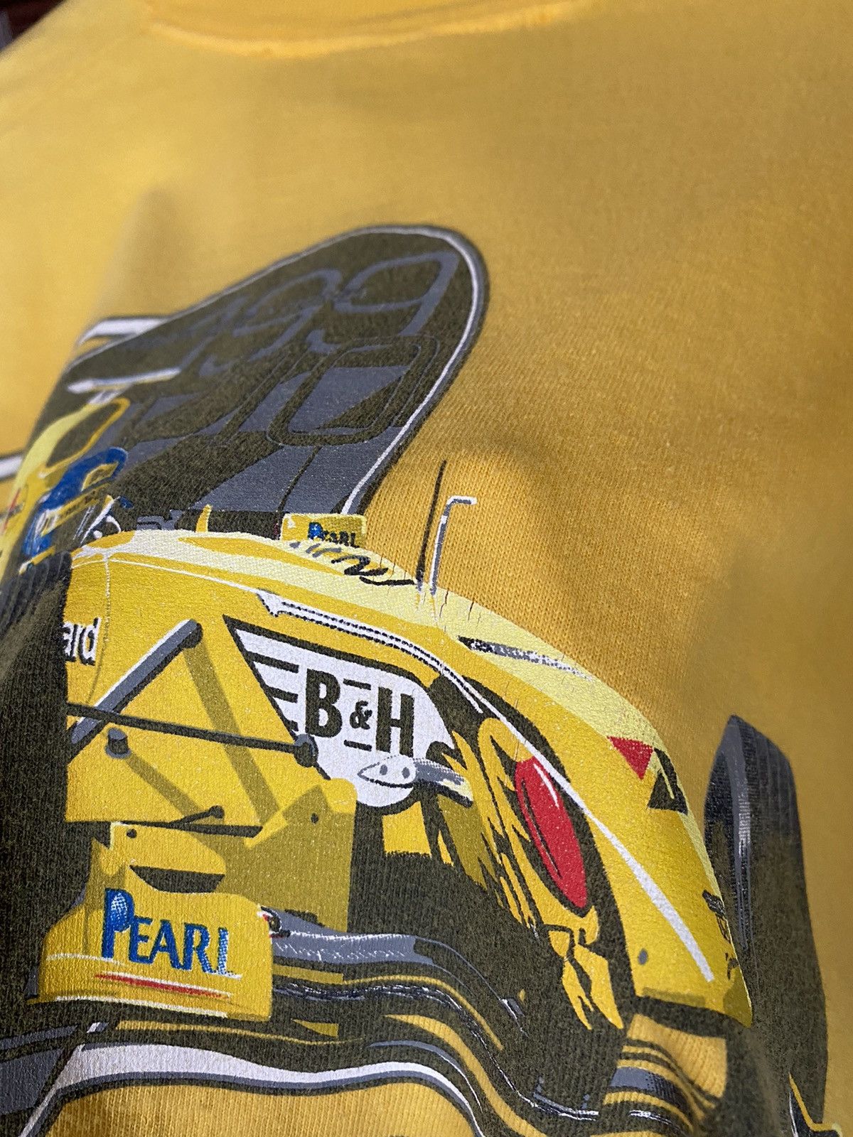 Vintage Vintage Benson & Hedges Jordan Grand Prix 1999 F1 T Shirt Size US XL / EU 56 / 4 - 4 Thumbnail
