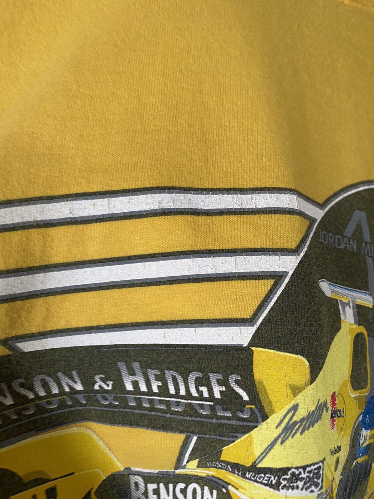 Vintage Vintage Benson & Hedges Jordan Grand Prix 1999 F1 T Shirt Size US XL / EU 56 / 4 - 3 Thumbnail