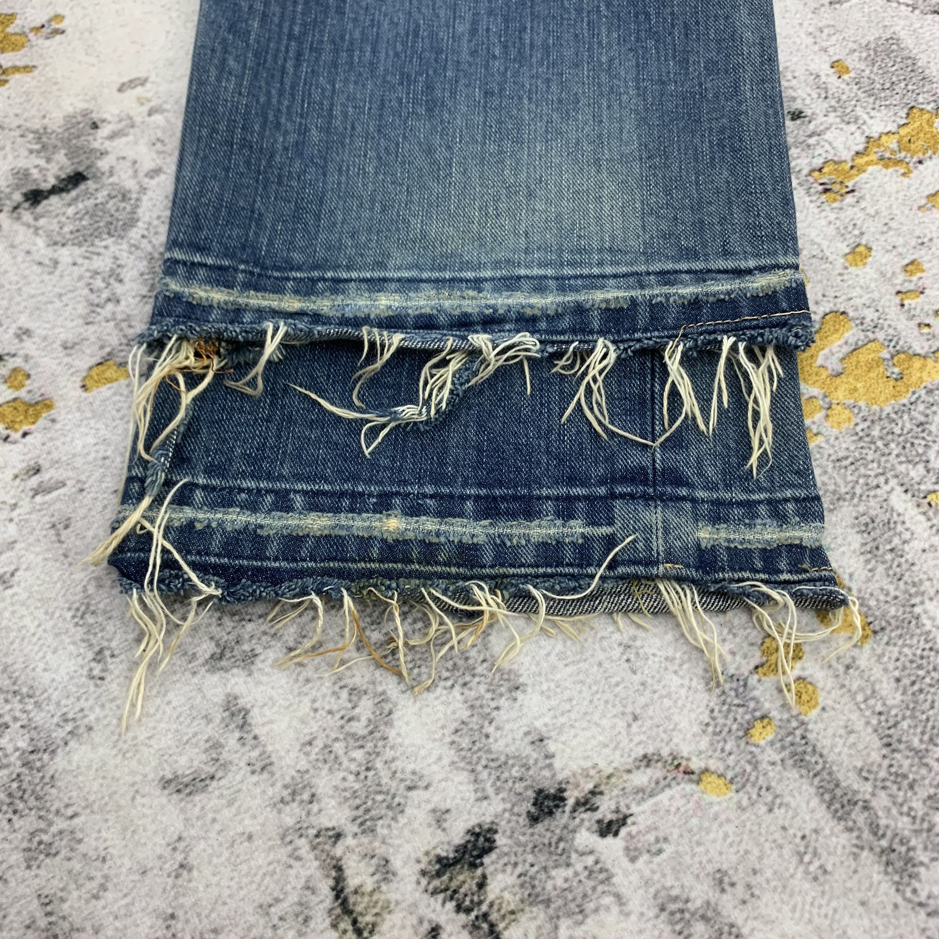 Lee Vintage Ripped Blue Jeans Lee x Takeo Kikuchi Pants Size US 36 / EU 52 - 9 Thumbnail