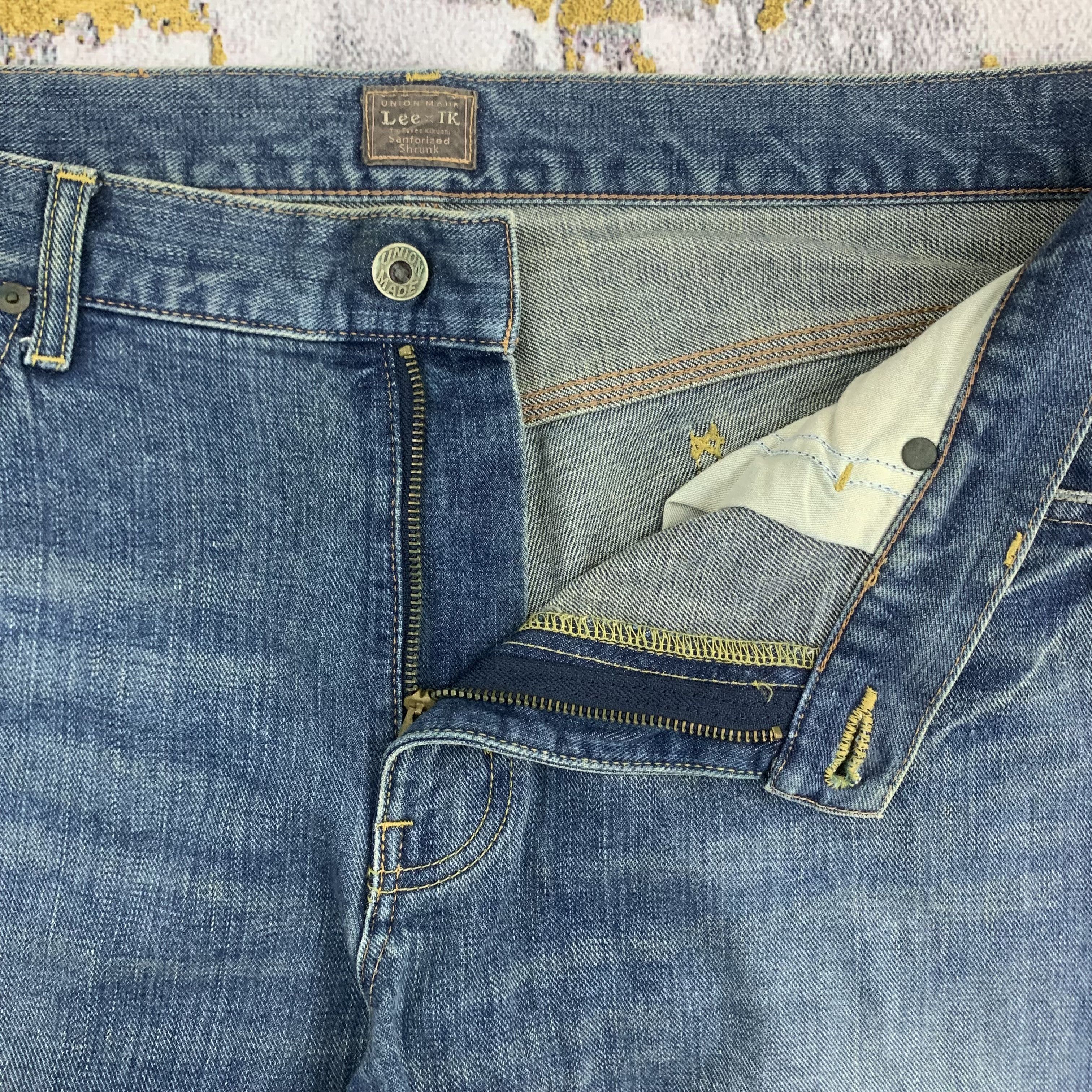 Lee Vintage Ripped Blue Jeans Lee x Takeo Kikuchi Pants Size US 36 / EU 52 - 3 Thumbnail