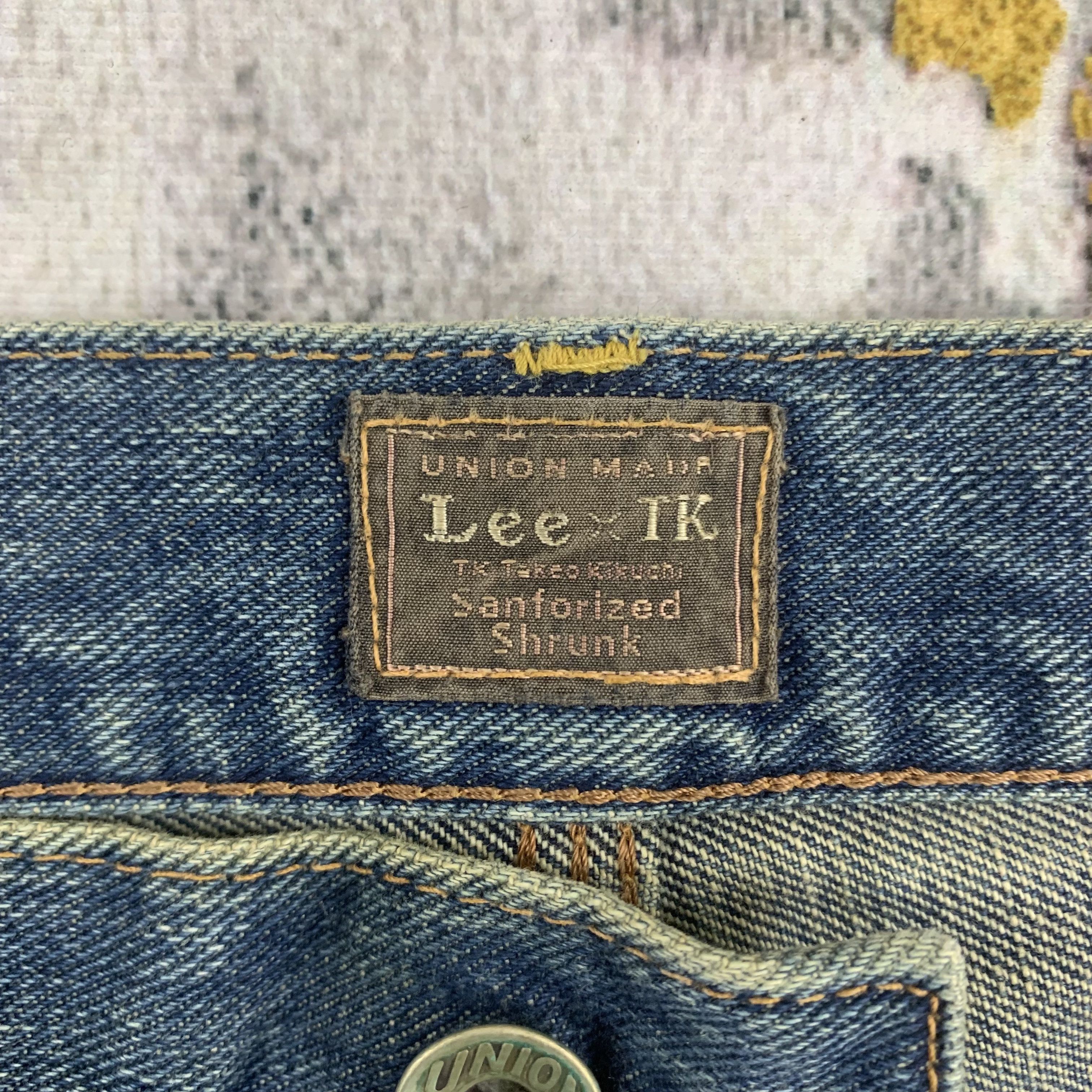 Lee Vintage Ripped Blue Jeans Lee x Takeo Kikuchi Pants Size US 36 / EU 52 - 4 Thumbnail