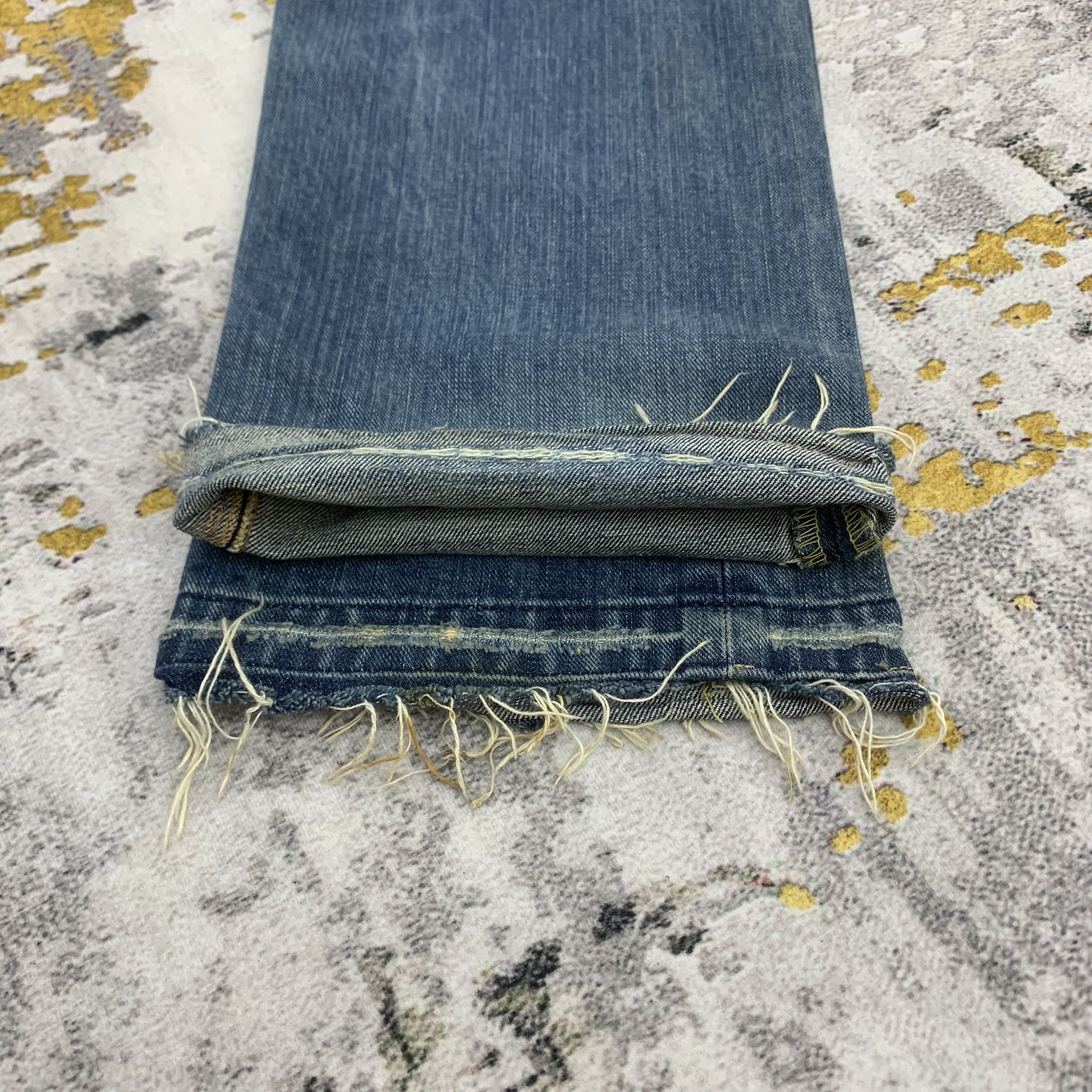 Lee Vintage Ripped Blue Jeans Lee x Takeo Kikuchi Pants Size US 36 / EU 52 - 10 Thumbnail