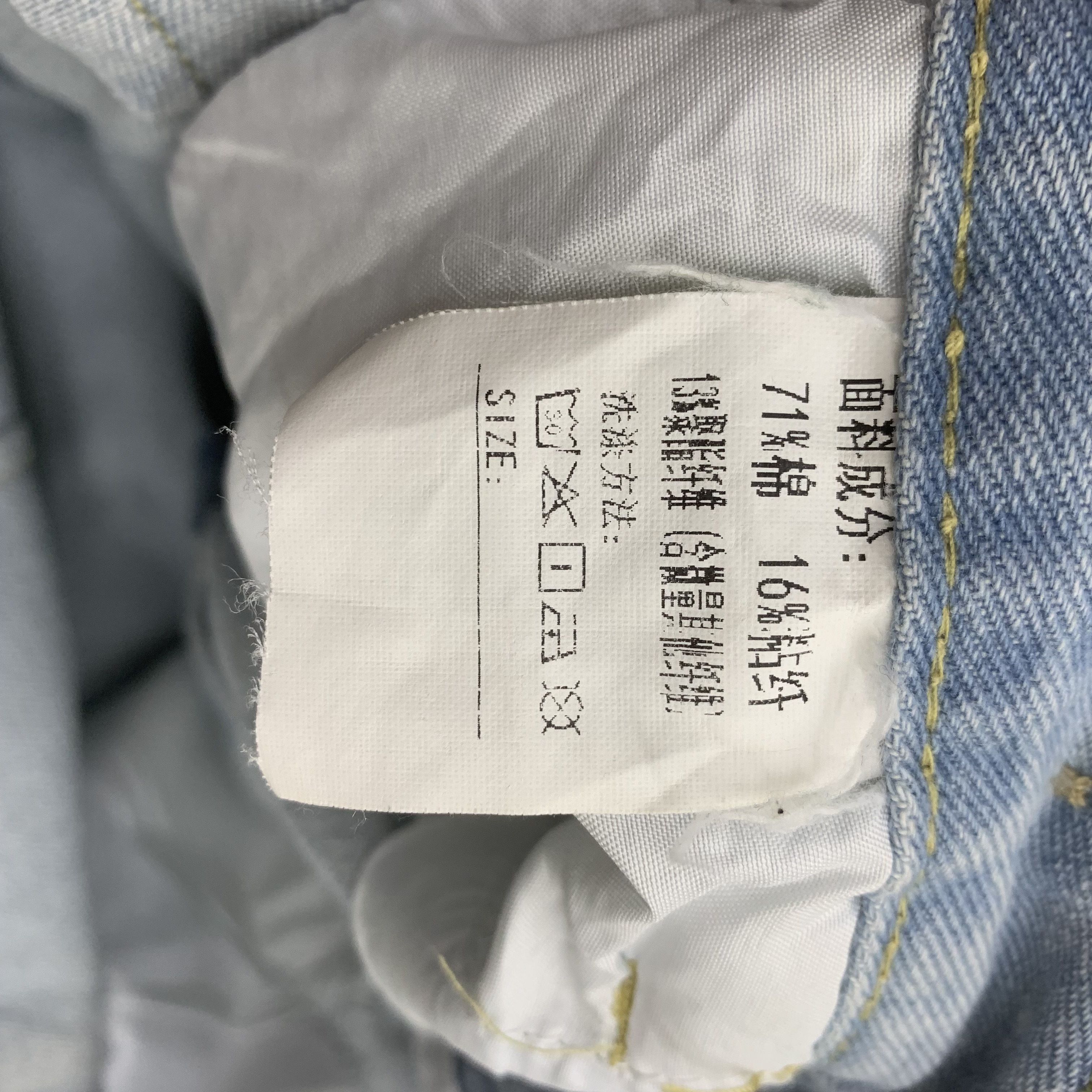 Japanese Brand Blue Light Wash Baggy Jeans On line Size US 29 - 9 Thumbnail