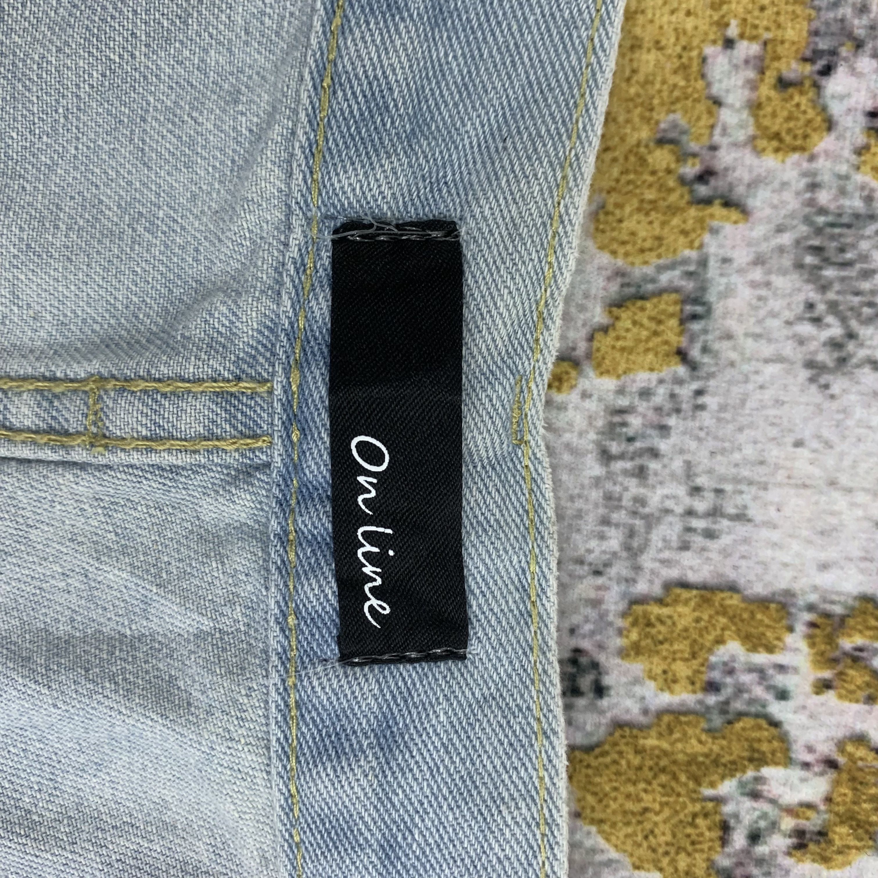 Japanese Brand Blue Light Wash Baggy Jeans On line Size US 29 - 4 Thumbnail