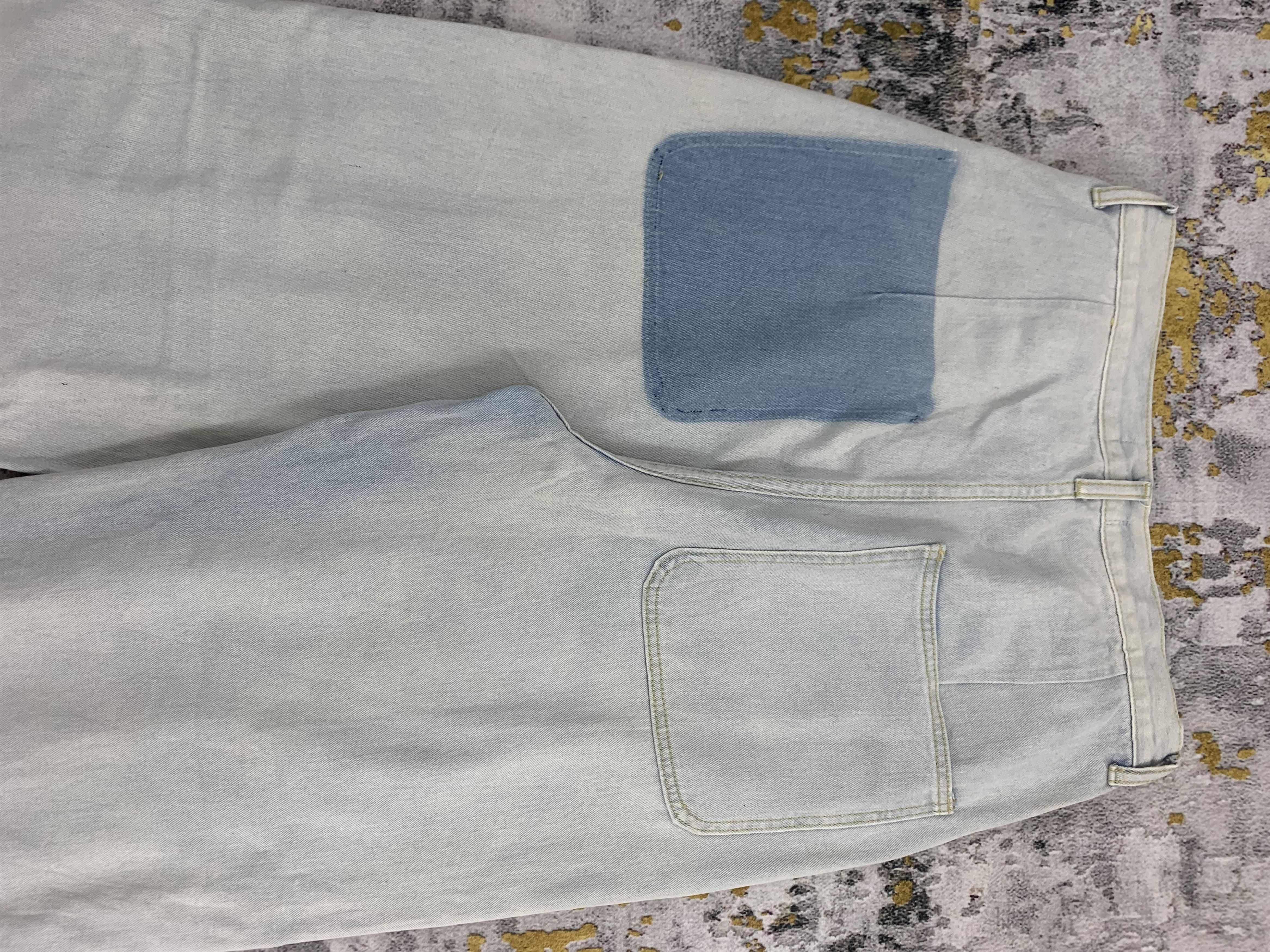 Japanese Brand Blue Light Wash Baggy Jeans On line Size US 29 - 6 Thumbnail