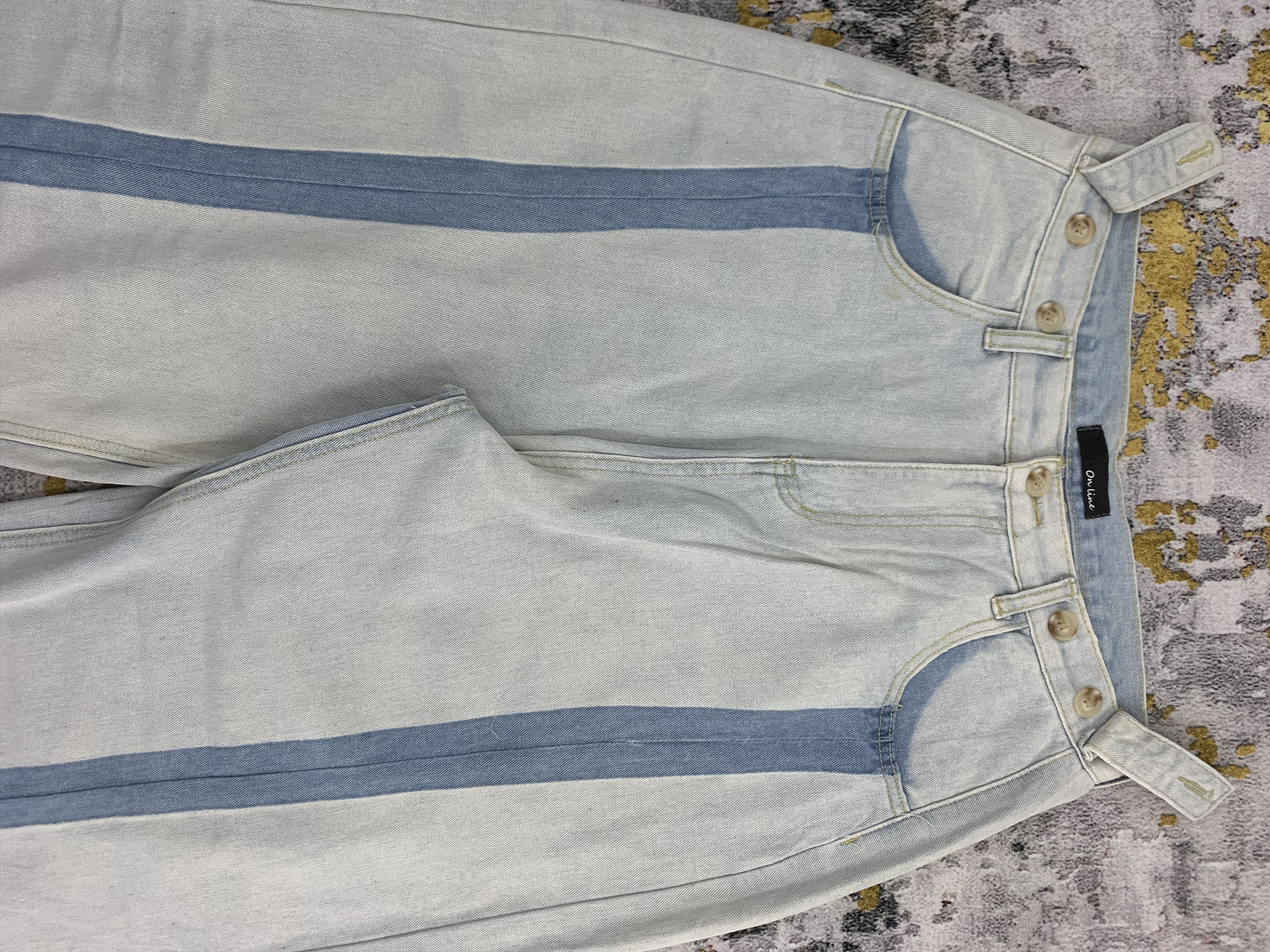 Japanese Brand Blue Light Wash Baggy Jeans On line Size US 29 - 2 Thumbnail