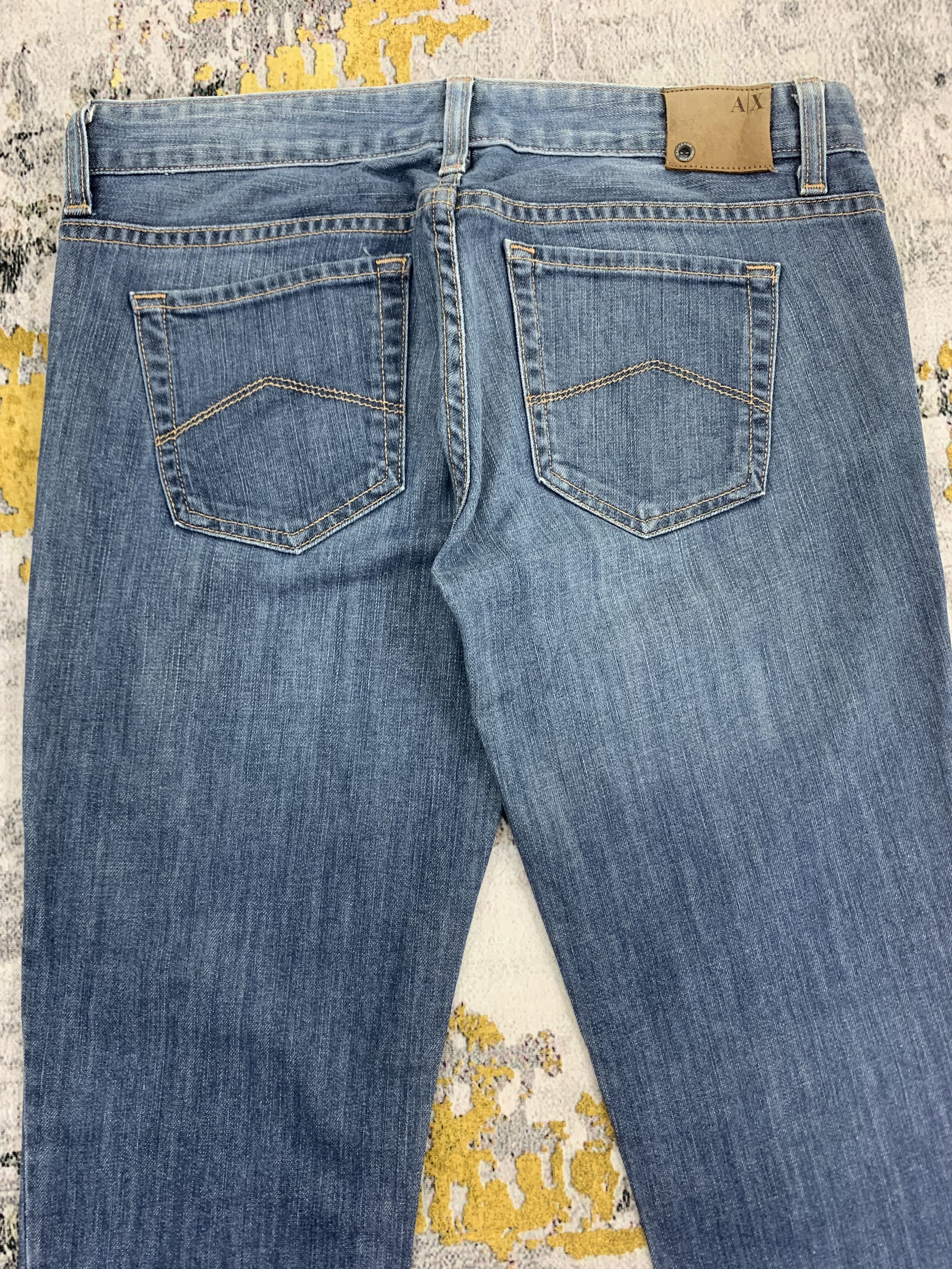 Armani Exchange Y2k Armani Exchange Blue Jeans Size US 30 / EU 46 - 6 Thumbnail