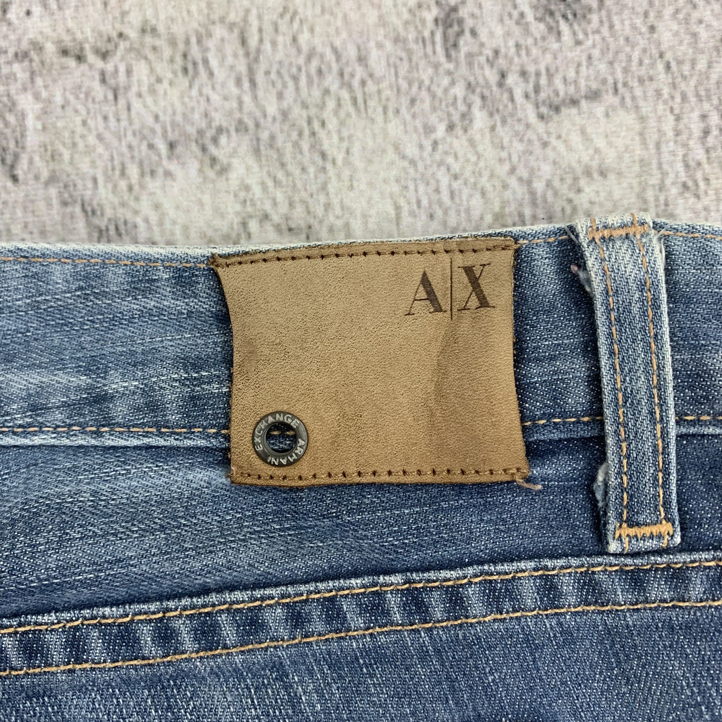 Armani Exchange Y2k Armani Exchange Blue Jeans Size US 30 / EU 46 - 7 Thumbnail