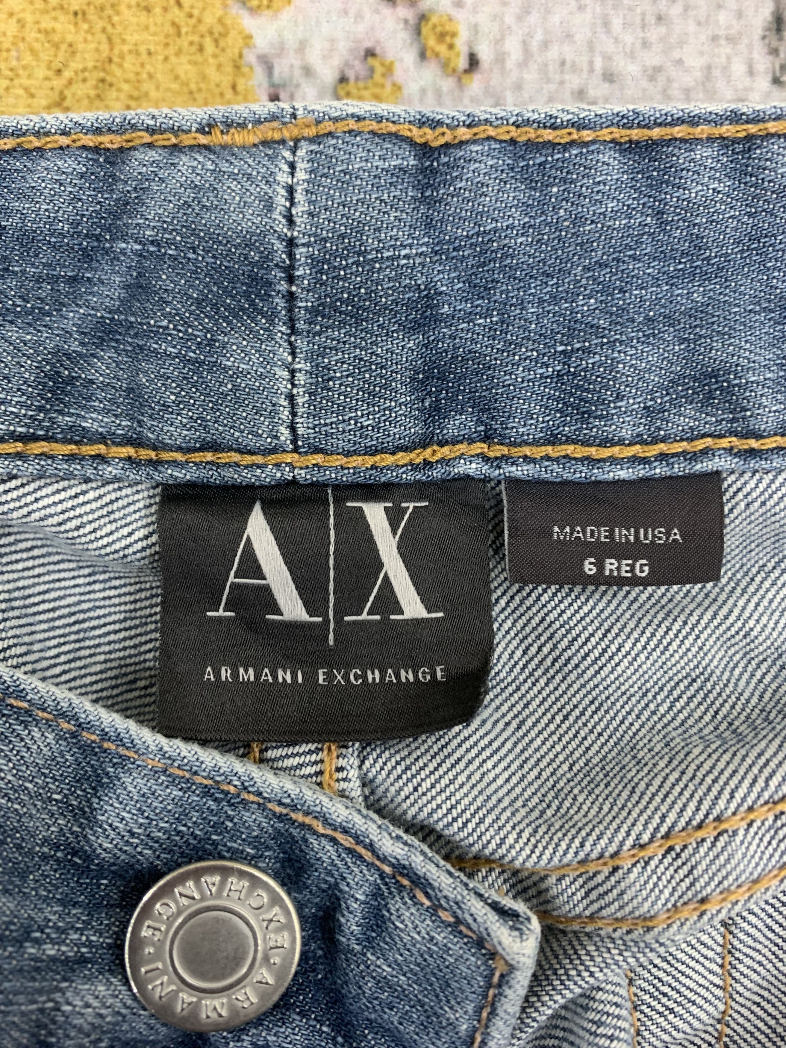 Armani Exchange Y2k Armani Exchange Blue Jeans Size US 30 / EU 46 - 4 Thumbnail