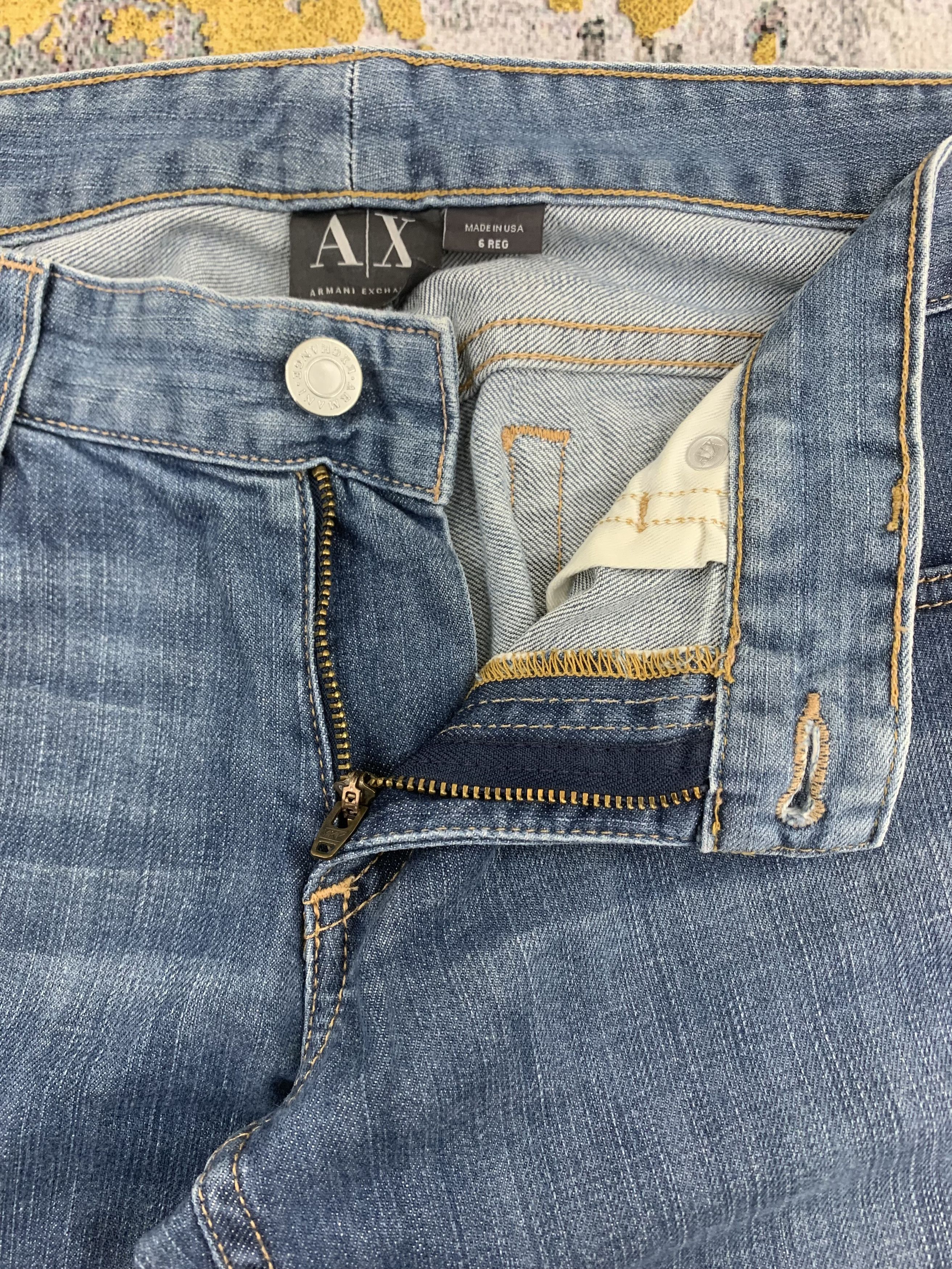 Armani Exchange Y2k Armani Exchange Blue Jeans Size US 30 / EU 46 - 3 Thumbnail