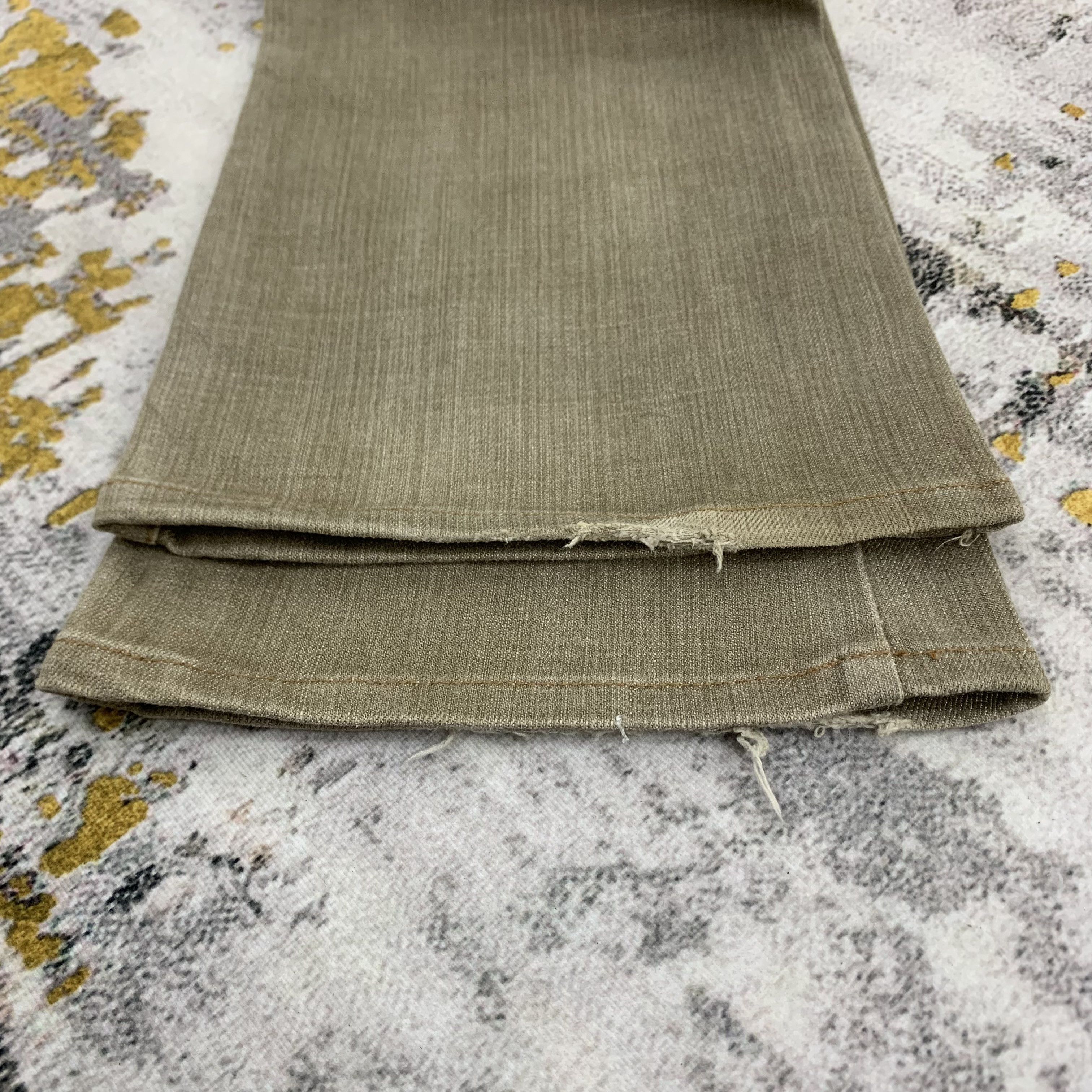 Japanese Brand Flared Jeans Brown ET Denim for Women Size 26" / US 2 / IT 38 - 7 Thumbnail