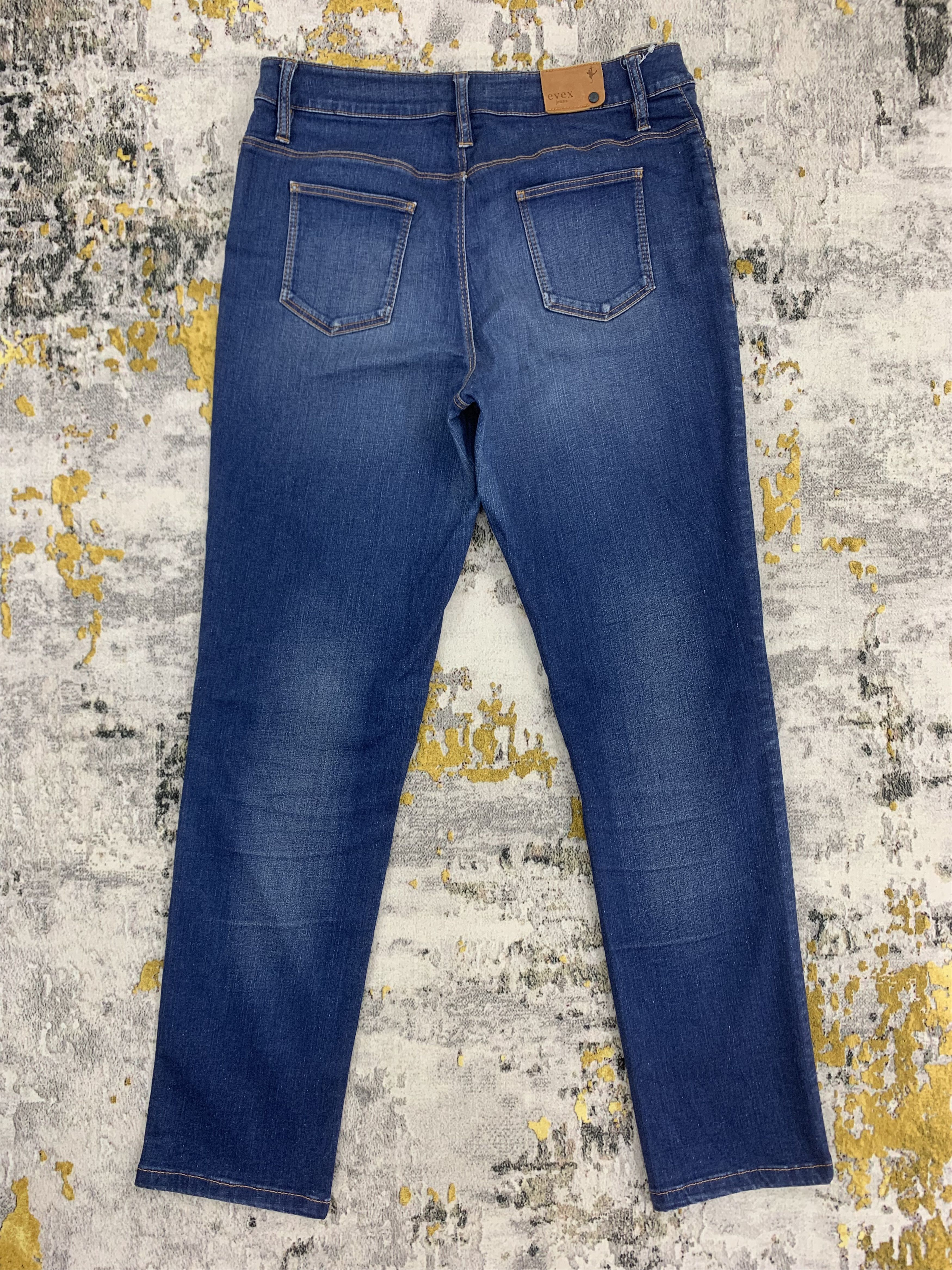 Japanese Brand Evex by Krizia Blue Jeans Size US 31 - 4 Thumbnail