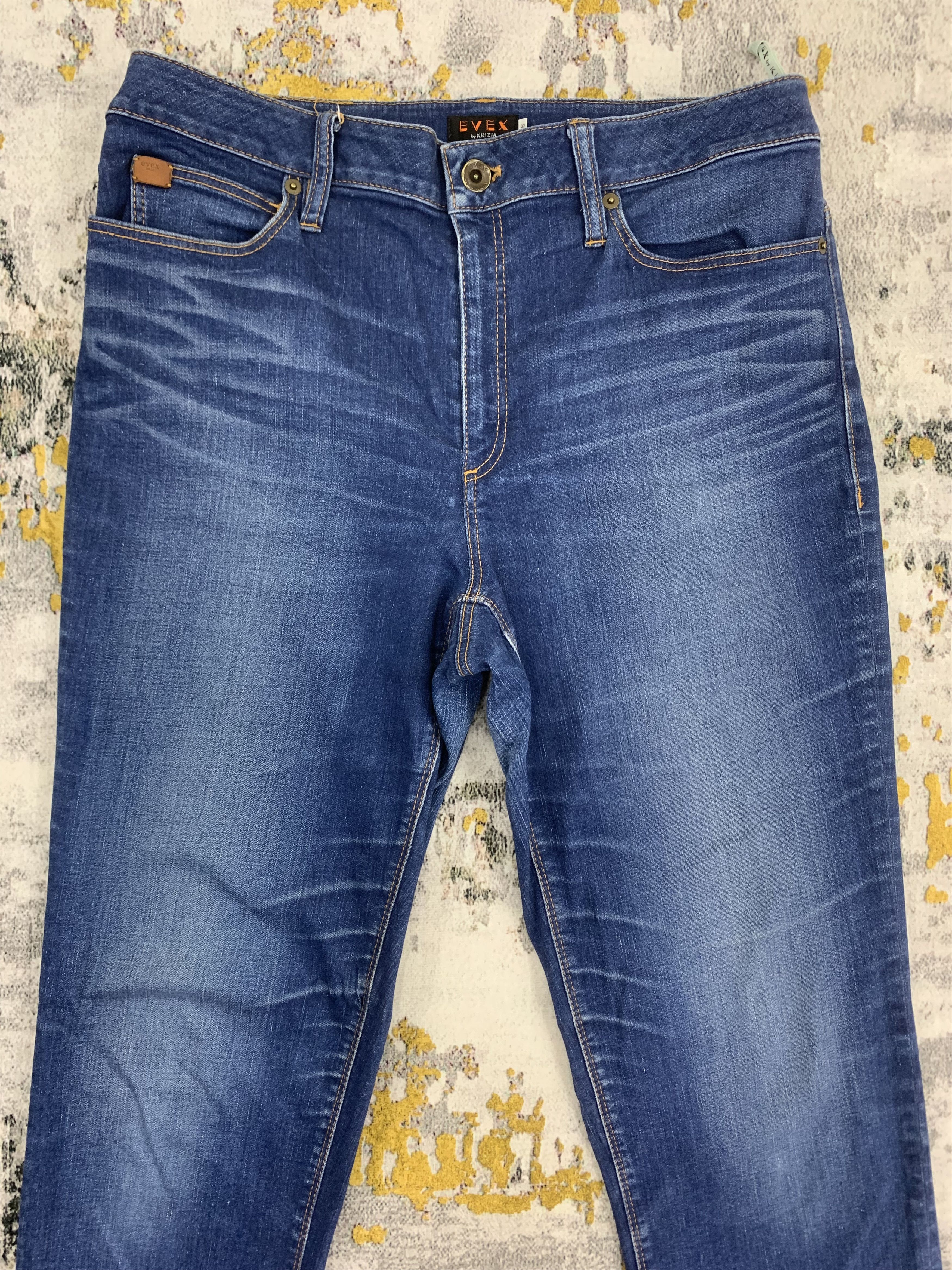 Japanese Brand Evex by Krizia Blue Jeans Size US 31 - 2 Thumbnail