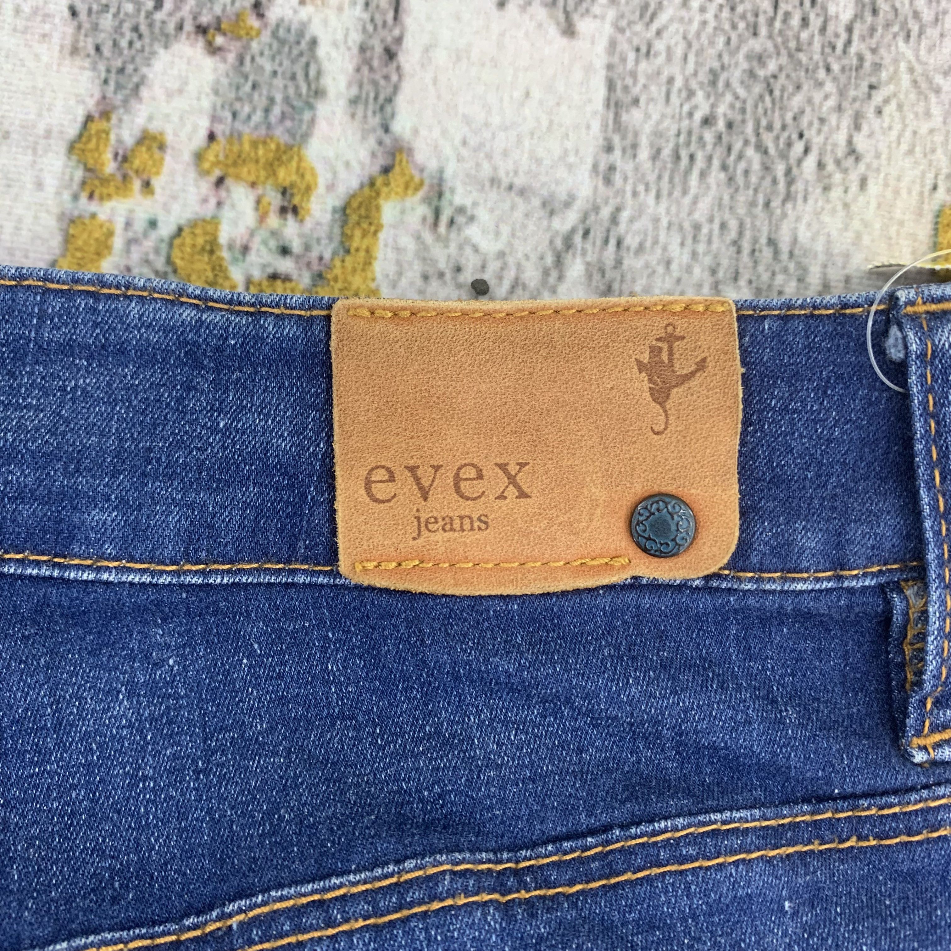 Japanese Brand Evex by Krizia Blue Jeans Size US 31 - 6 Thumbnail