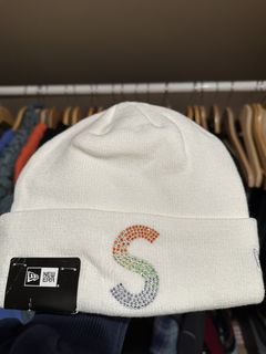 x New Era S Logo beanie hat