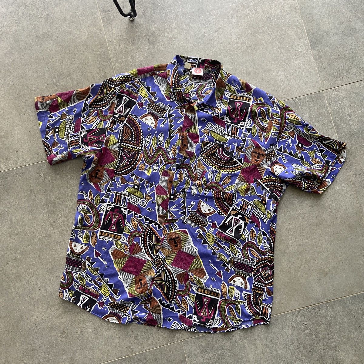 Other Angels Flight Hawaiian shirt voodoo style Size US L / EU 52-54 / 3 - 1 Thumbnail