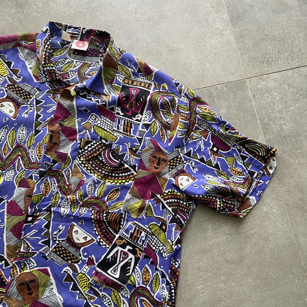 Other Angels Flight Hawaiian shirt voodoo style Size US L / EU 52-54 / 3 - 6 Thumbnail