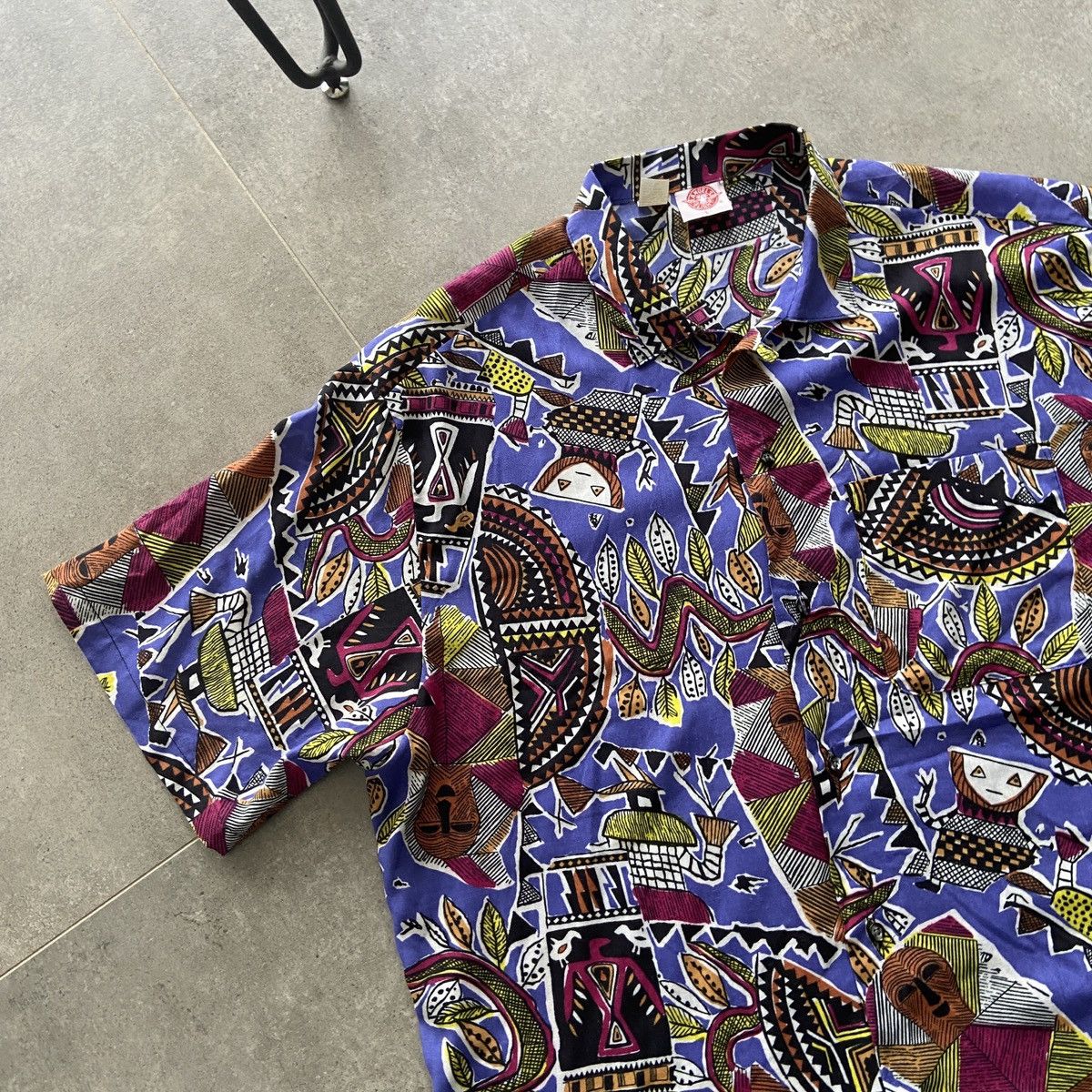 Other Angels Flight Hawaiian shirt voodoo style Size US L / EU 52-54 / 3 - 7 Thumbnail