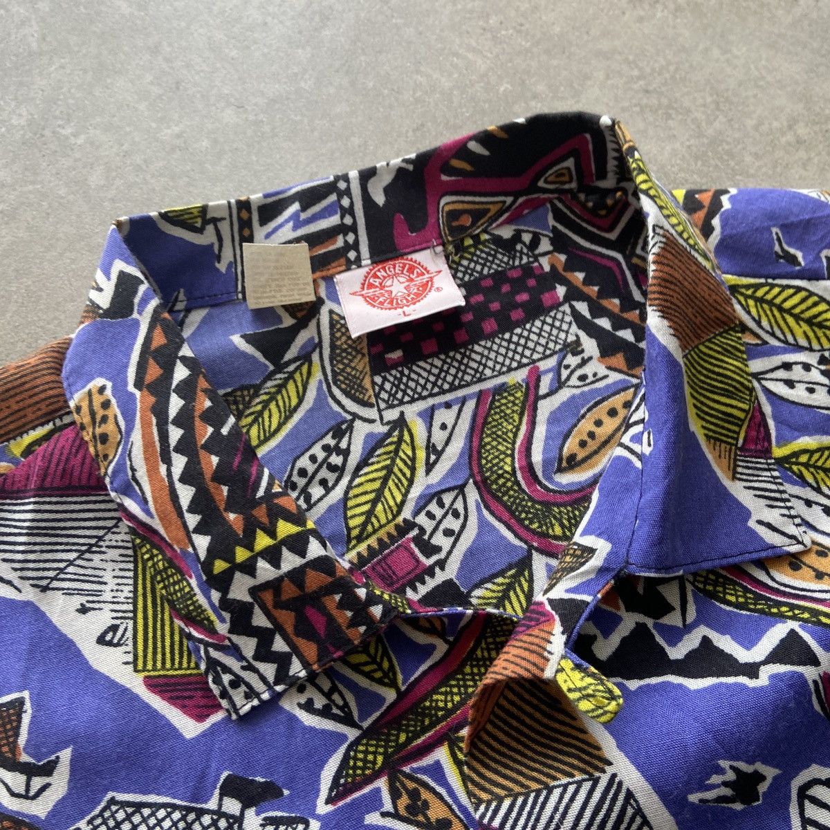 Other Angels Flight Hawaiian shirt voodoo style Size US L / EU 52-54 / 3 - 9 Thumbnail