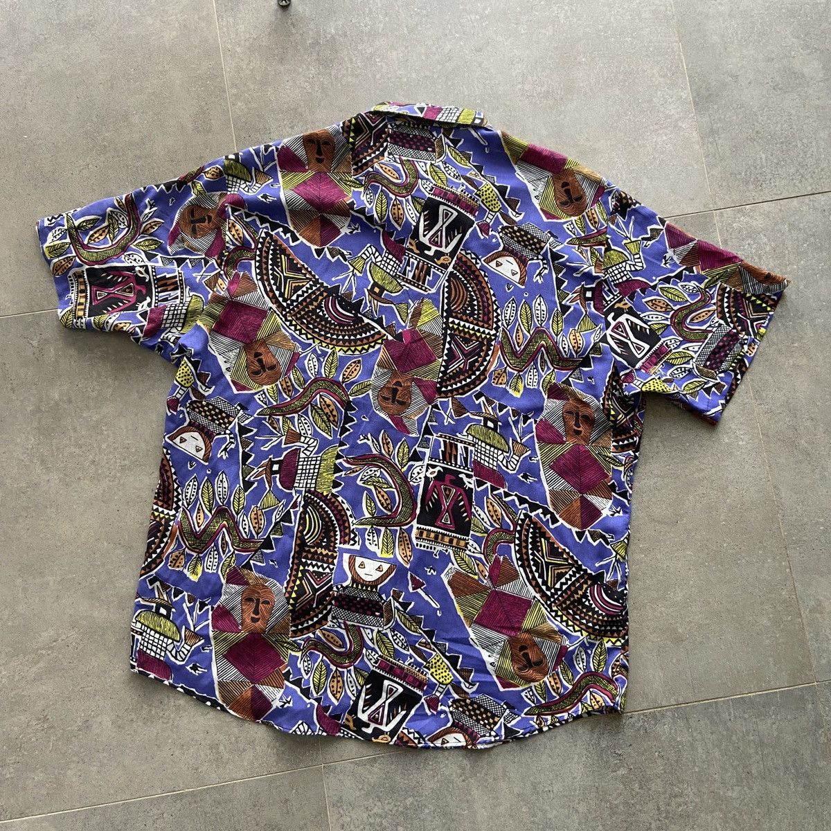 Other Angels Flight Hawaiian shirt voodoo style Size US L / EU 52-54 / 3 - 3 Thumbnail