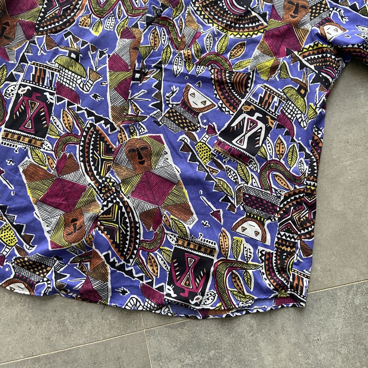 Other Angels Flight Hawaiian shirt voodoo style Size US L / EU 52-54 / 3 - 8 Thumbnail