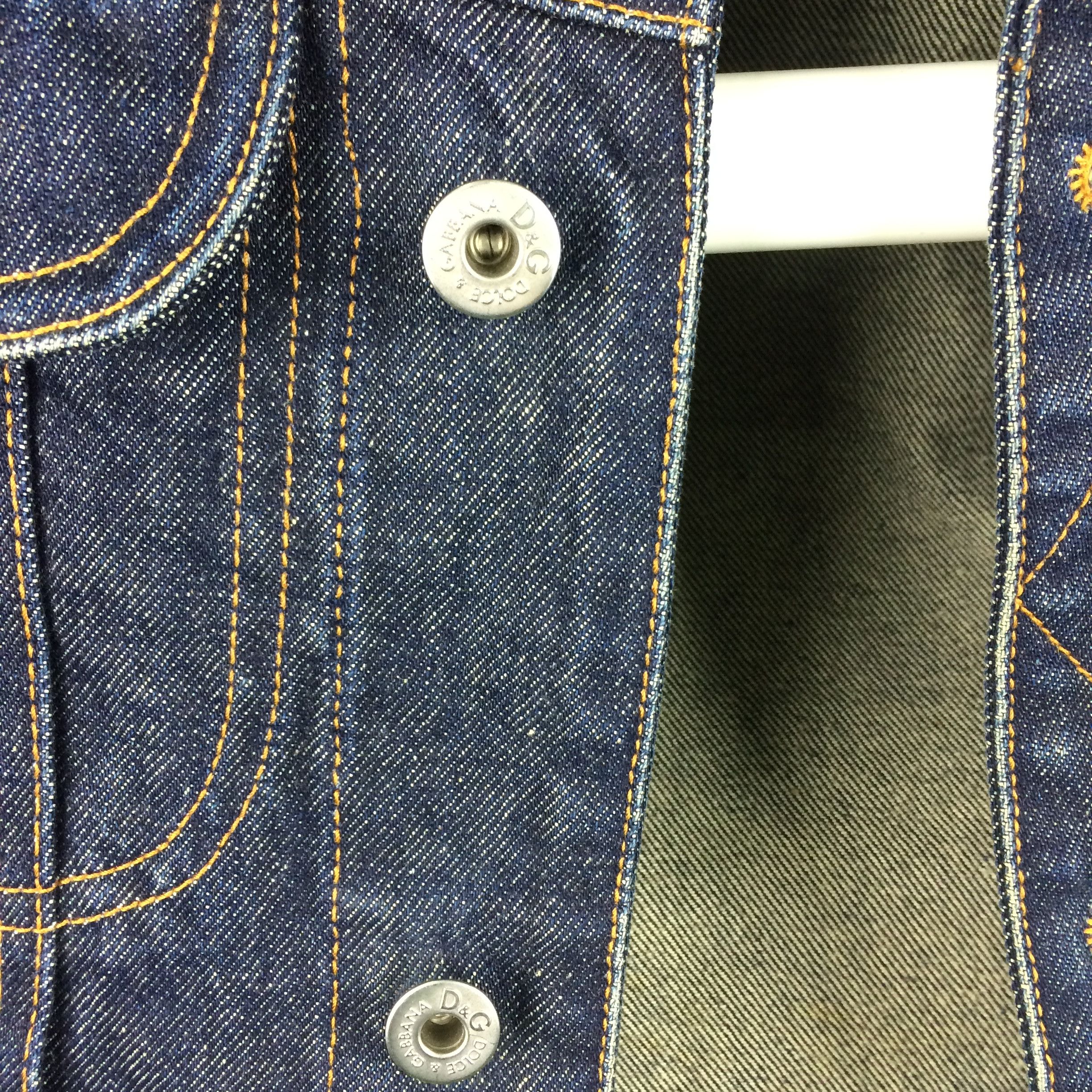 Dolce & Gabbana × Vintage Z67 Dolce & Gabbana D&G Denim Jacket Size XS / US 0-2 / IT 36-38 - 4 Thumbnail