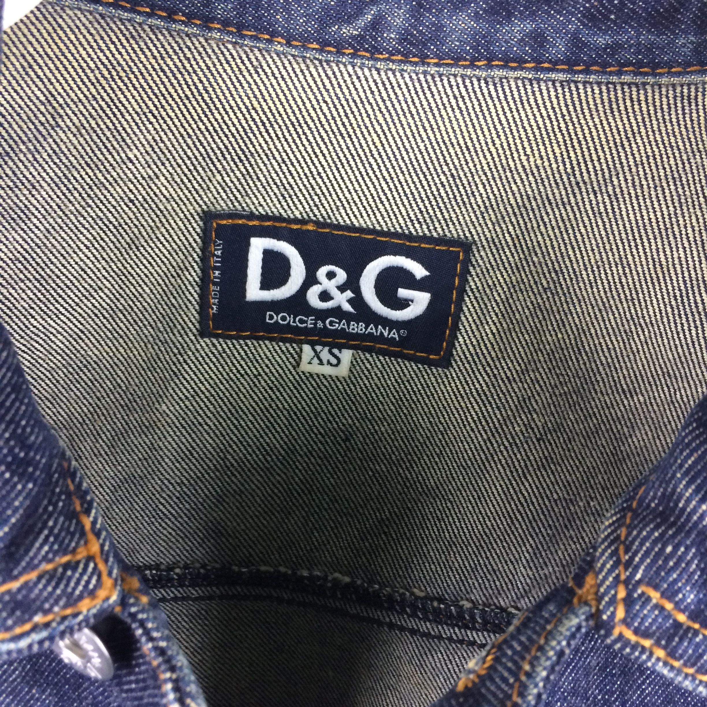Dolce & Gabbana × Vintage Z67 Dolce & Gabbana D&G Denim Jacket Size XS / US 0-2 / IT 36-38 - 3 Thumbnail