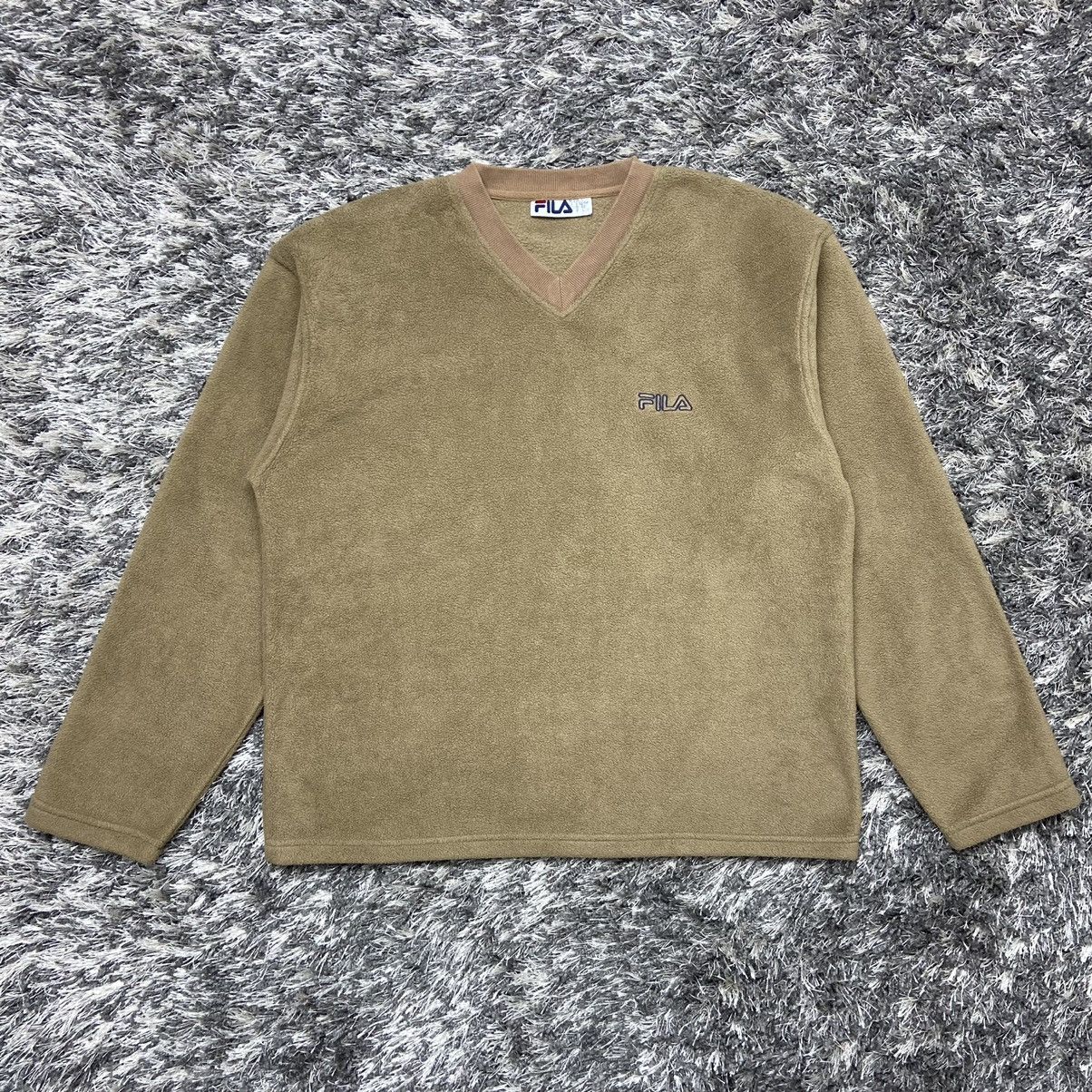 Fila 1990s TEDDY FLEECE FILA RARE VINTAGE SWEATSHIRT - № 1091 Size US L / EU 52-54 / 3 - 1 Thumbnail