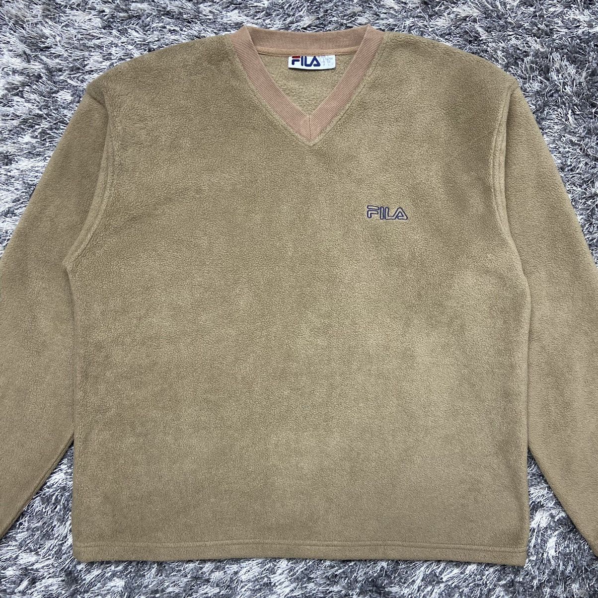 Fila 1990s TEDDY FLEECE FILA RARE VINTAGE SWEATSHIRT - № 1091 Size US L / EU 52-54 / 3 - 2 Thumbnail